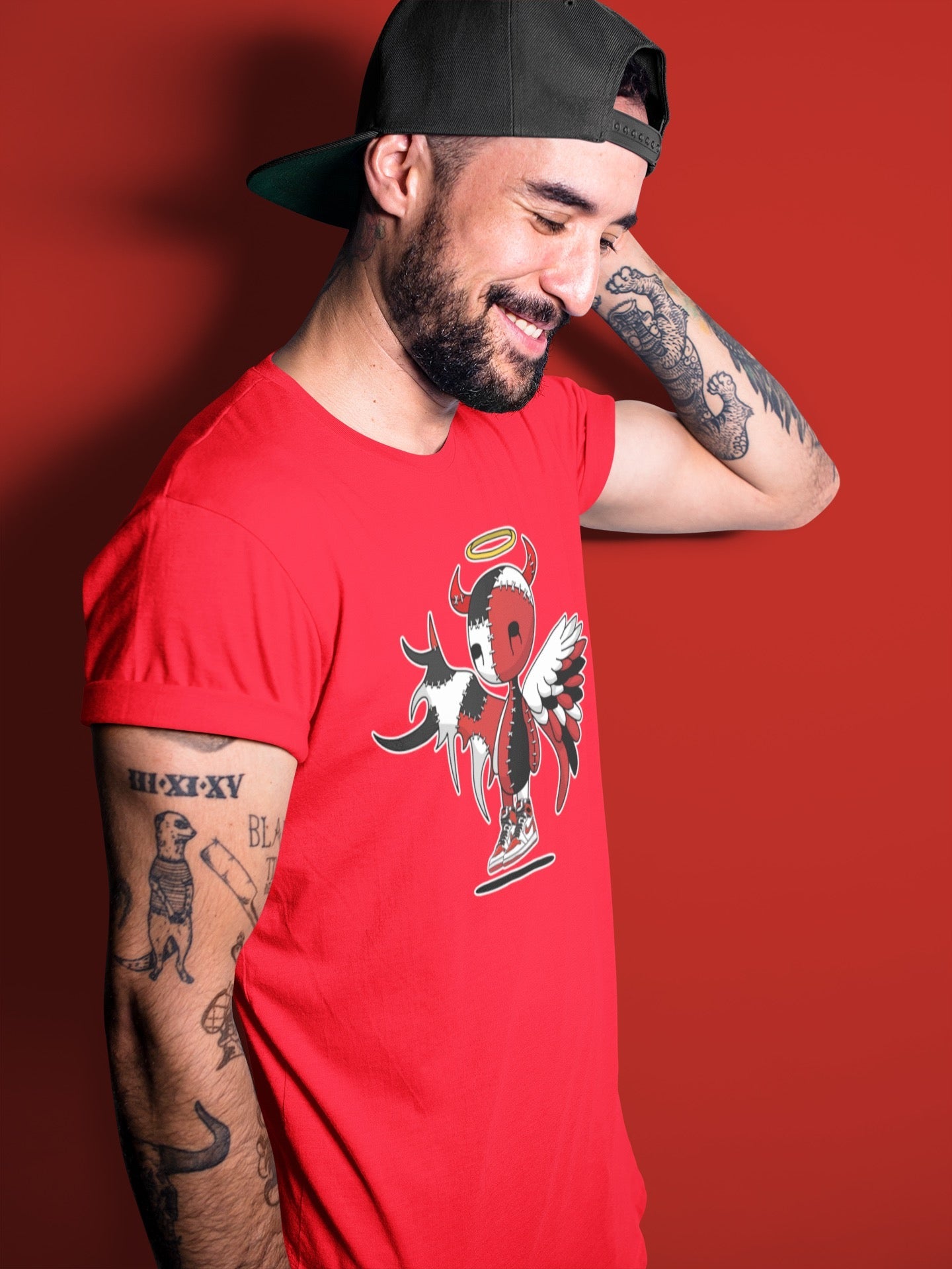 Devil Angel Unisex Tops - Air Jordan 1 Heritage