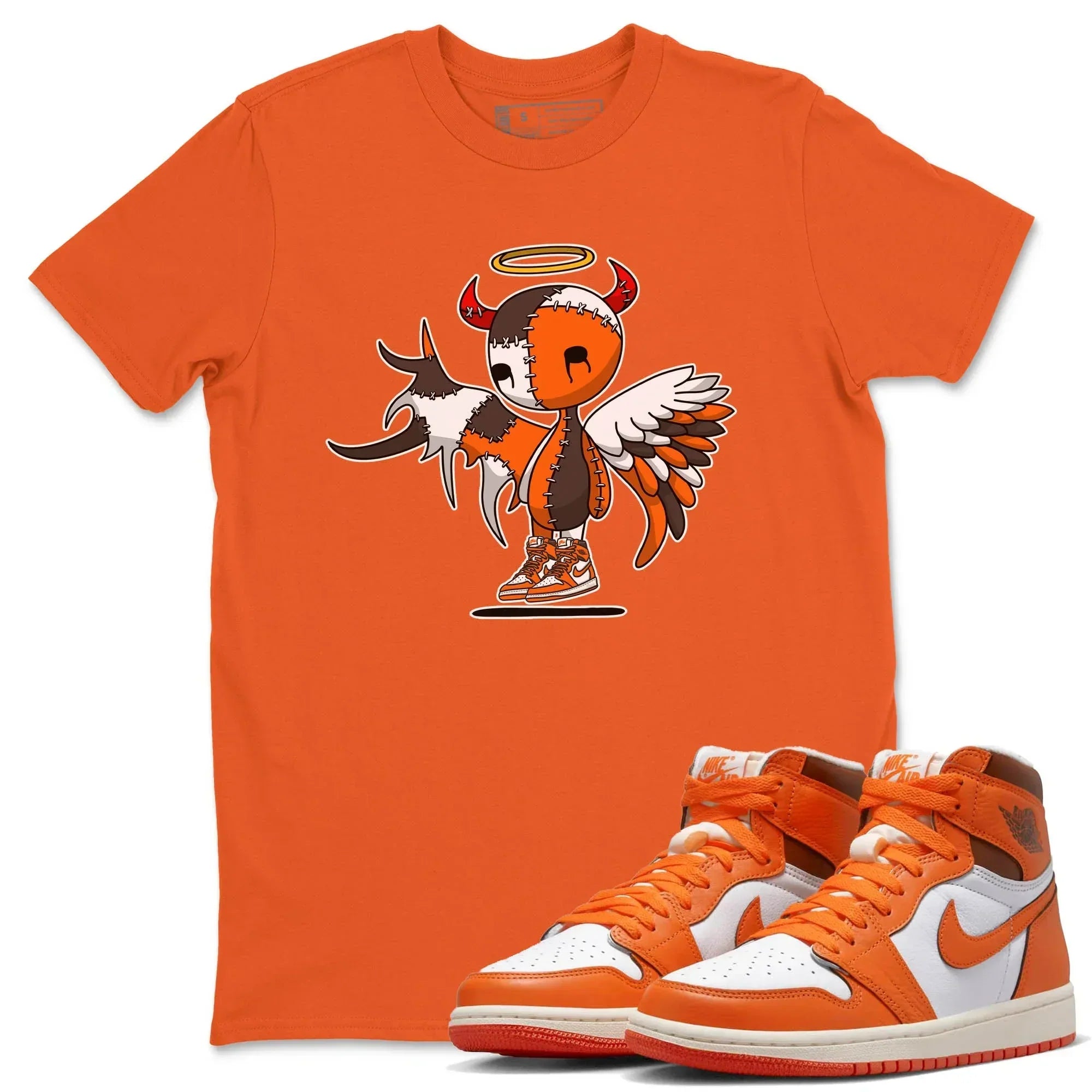 Devil Angel Unisex Tops - Air Jordan 1 Starfish