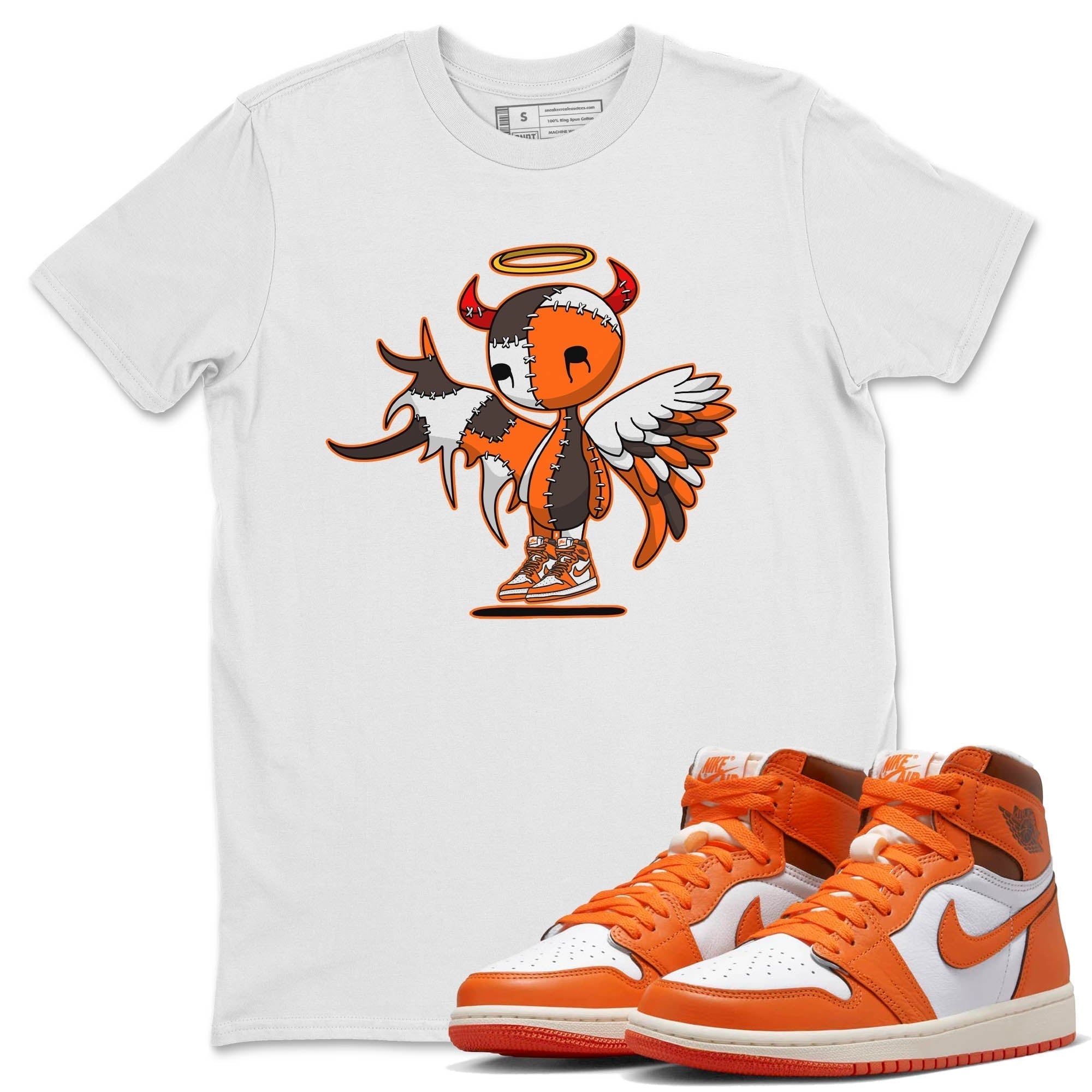 Devil Angel Unisex Tops - Air Jordan 1 Starfish