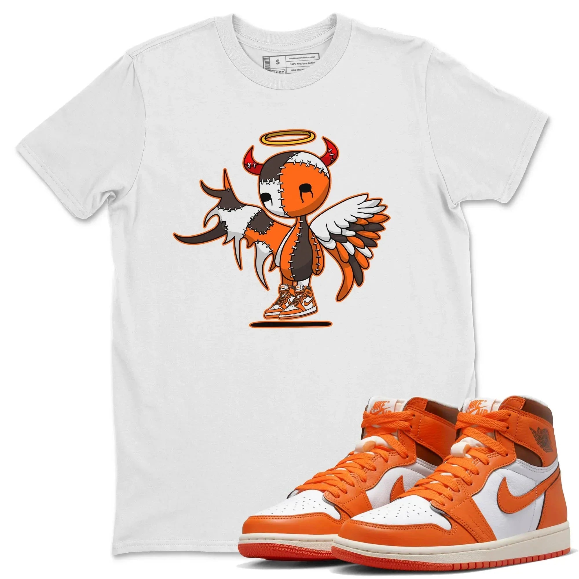 Devil Angel Unisex Tops - Air Jordan 1 Starfish