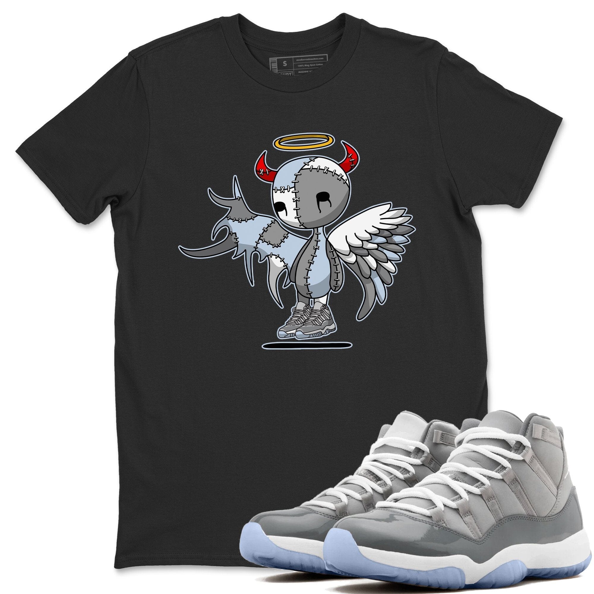 Devil Angel Unisex Tops - Air Jordan 11 Cool Grey