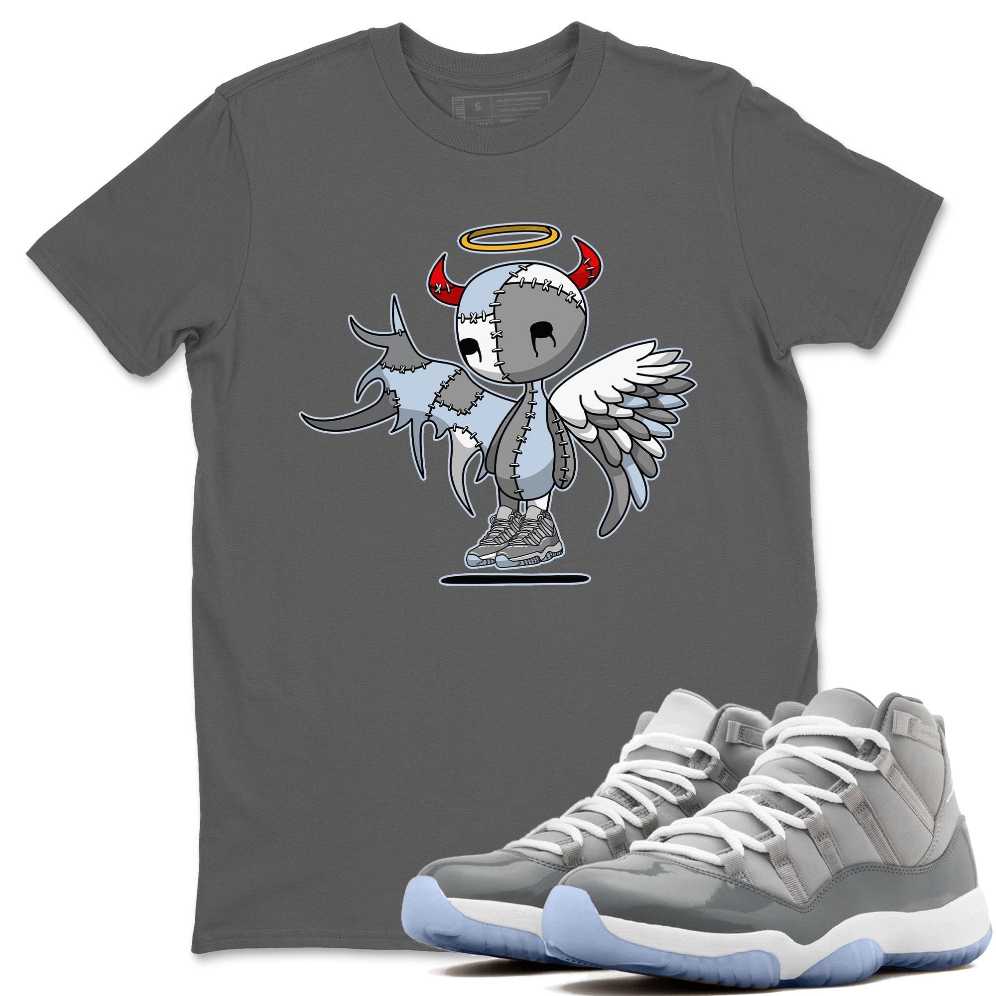 Devil Angel Unisex Tops - Air Jordan 11 Cool Grey