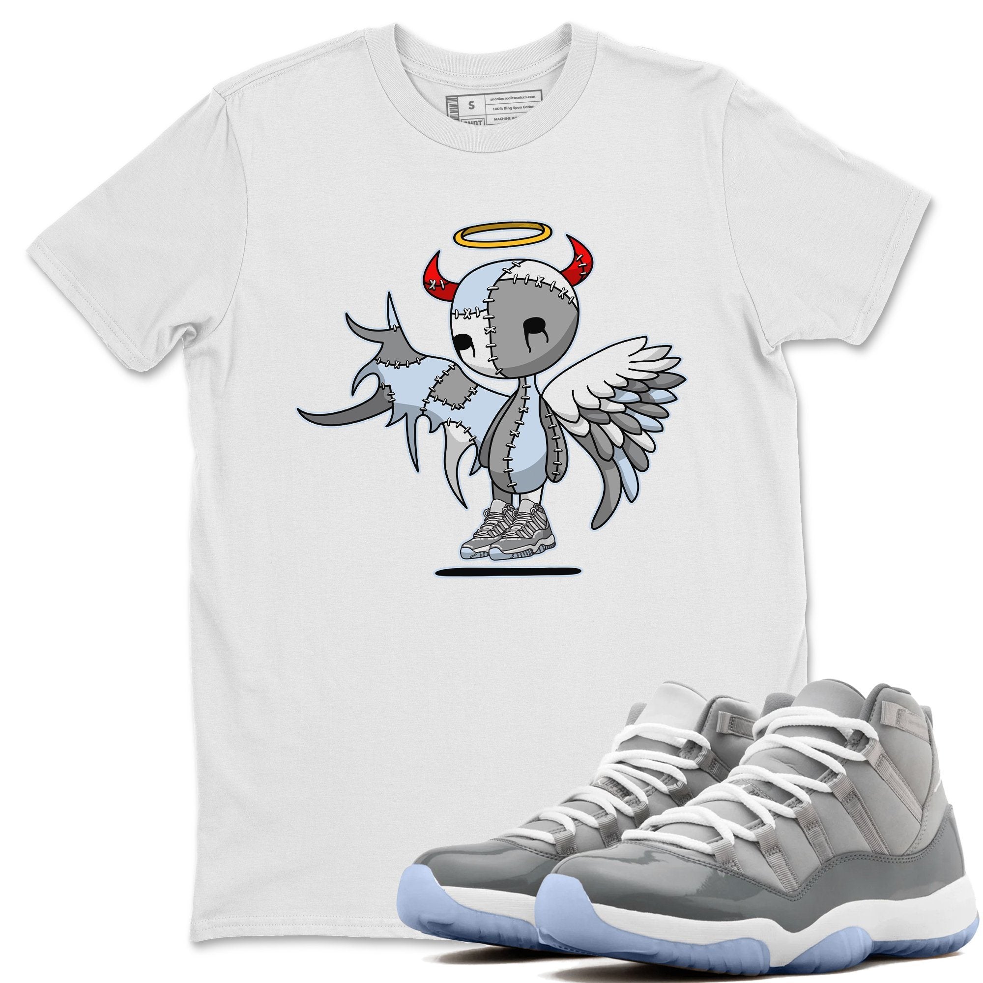 Devil Angel Unisex Tops - Air Jordan 11 Cool Grey