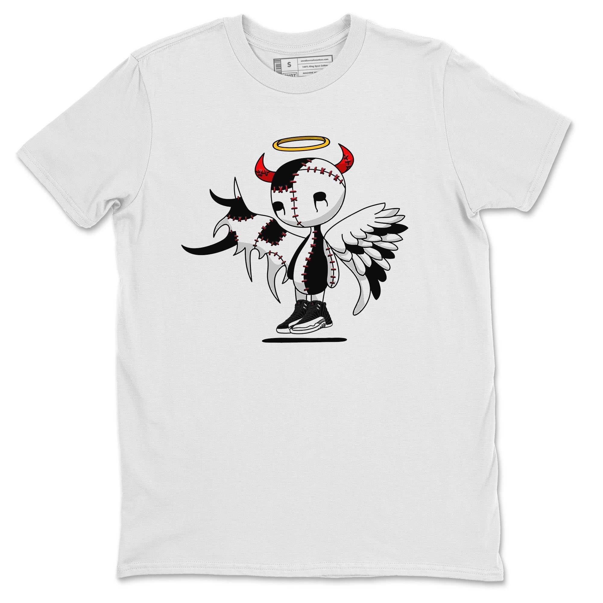 Devil Angel Unisex Tops - Air Jordan 12 Playoffs