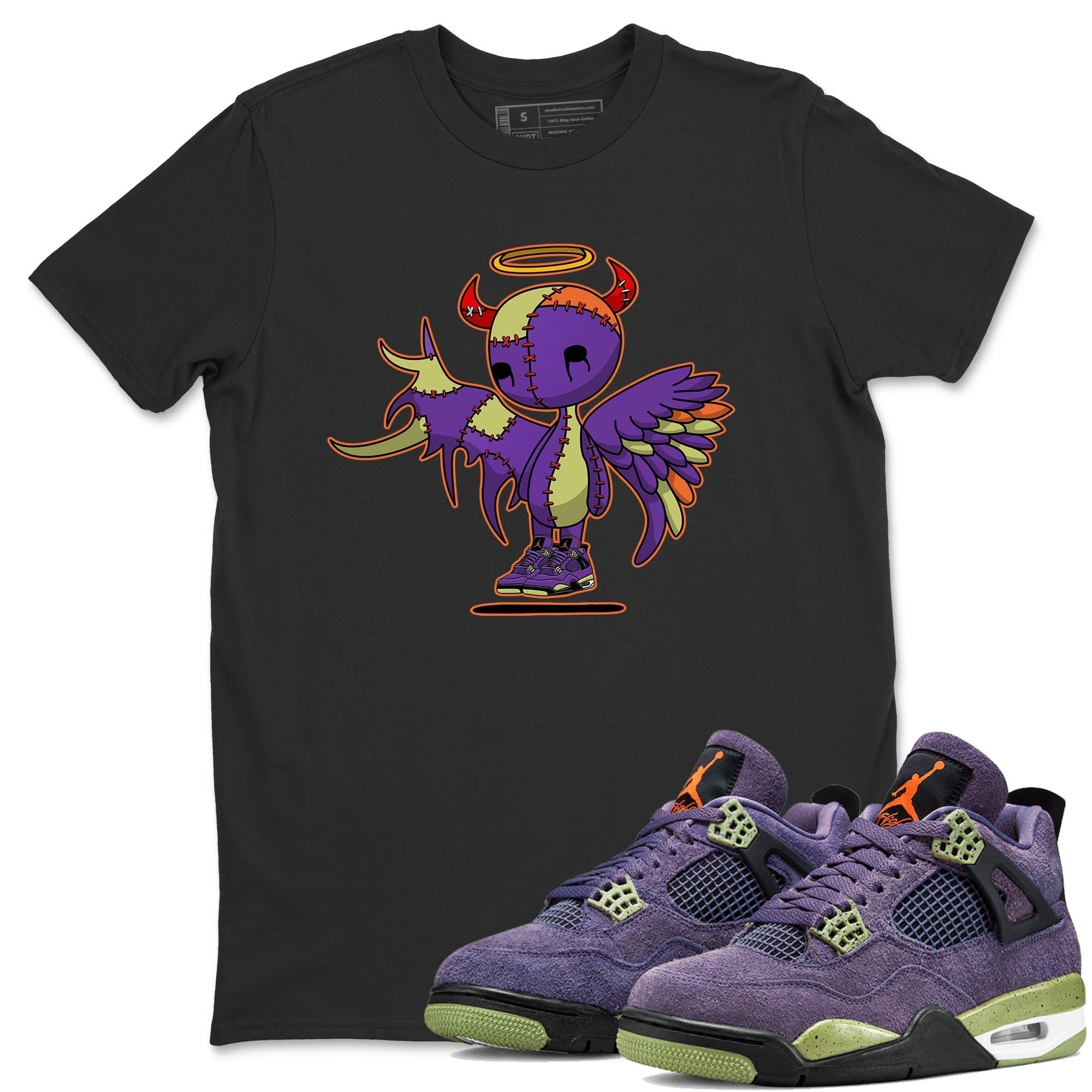 Devil Angel Unisex Tops - Air Jordan 4 Canyon Purple