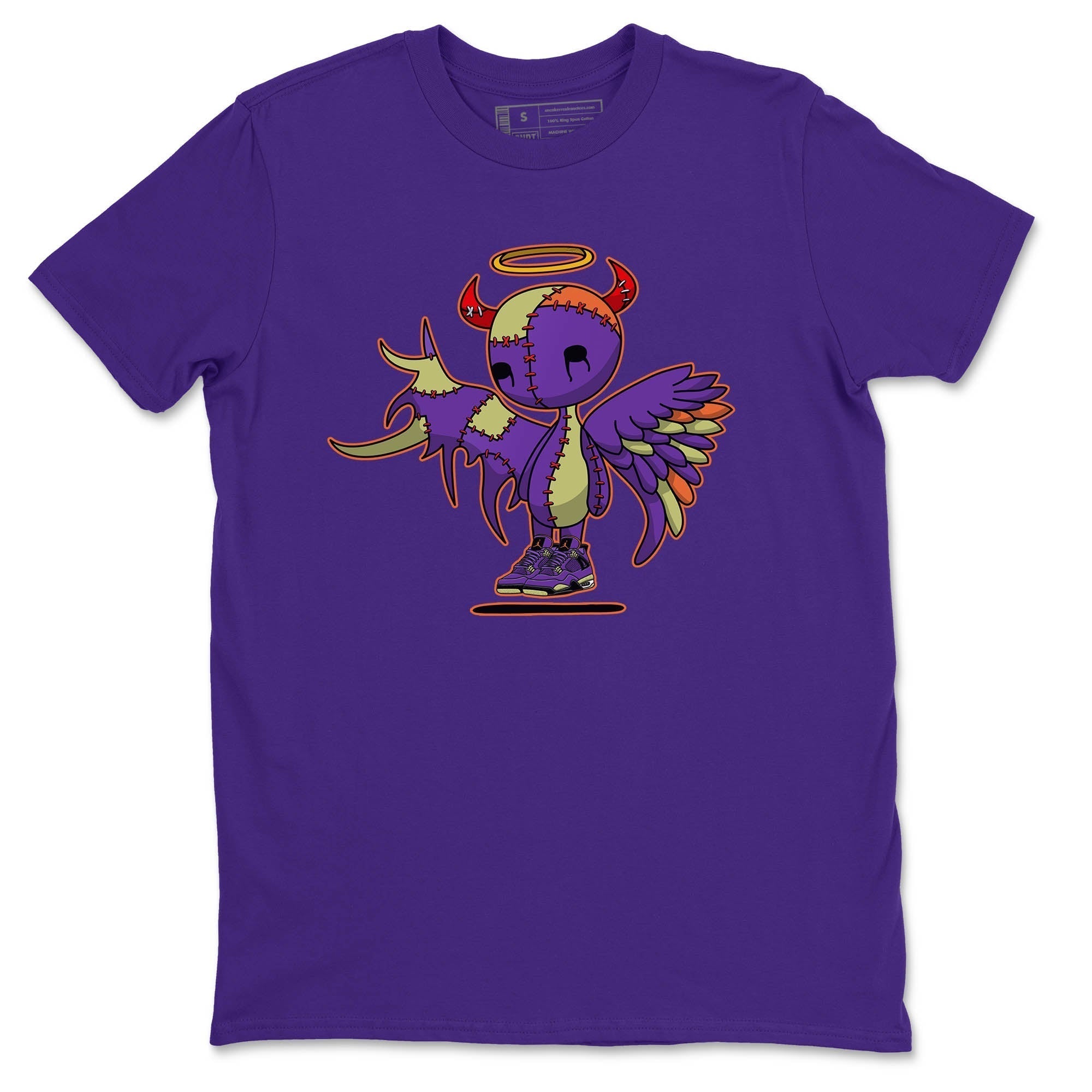 Devil Angel Unisex Tops - Air Jordan 4 Canyon Purple