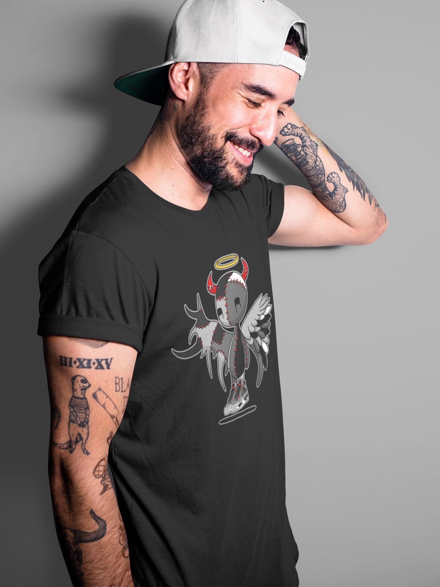 Devil Angel Unisex Tops - Air Jordan 4 Infrared