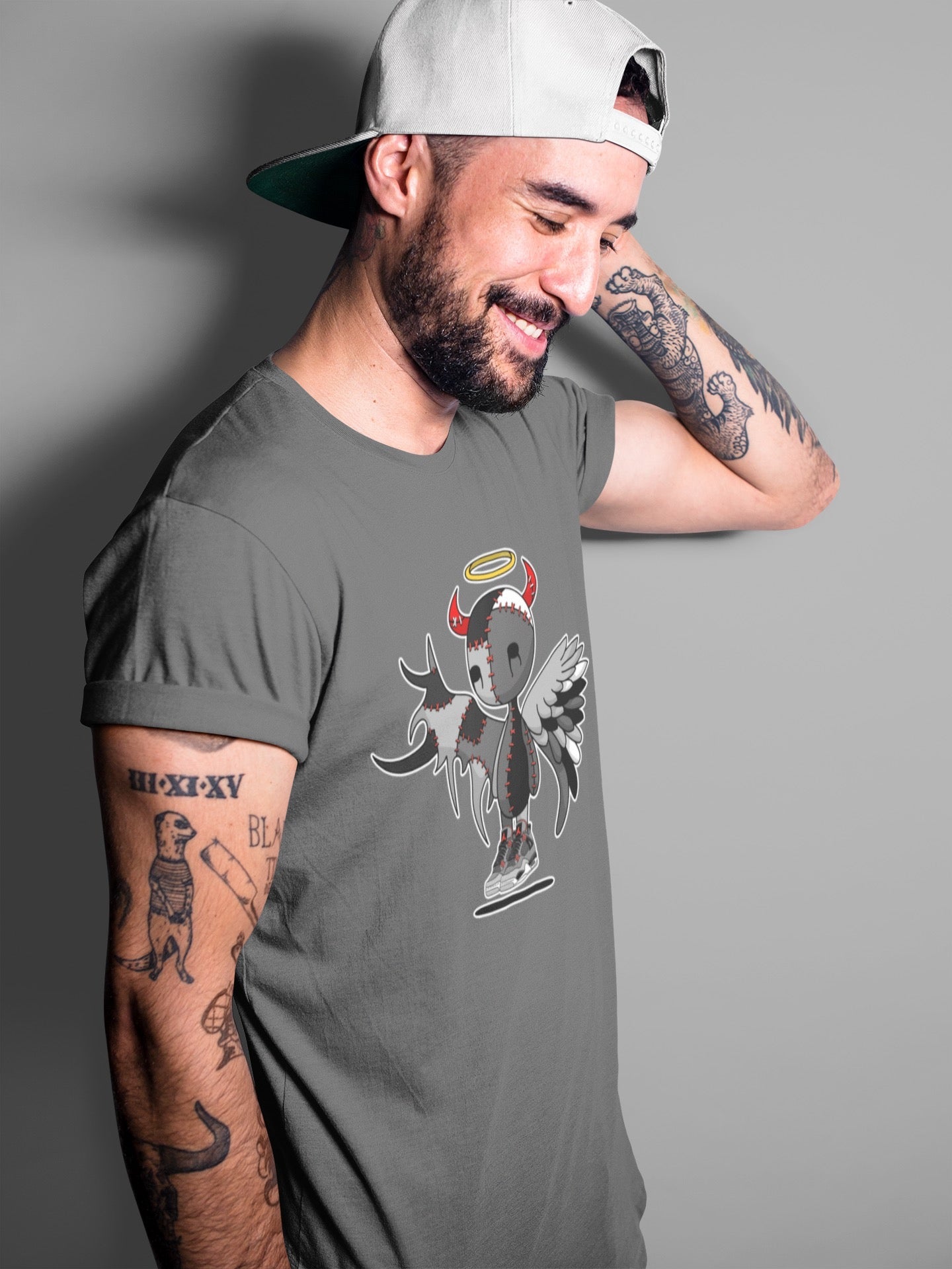 Devil Angel Unisex Tops - Air Jordan 4 Infrared