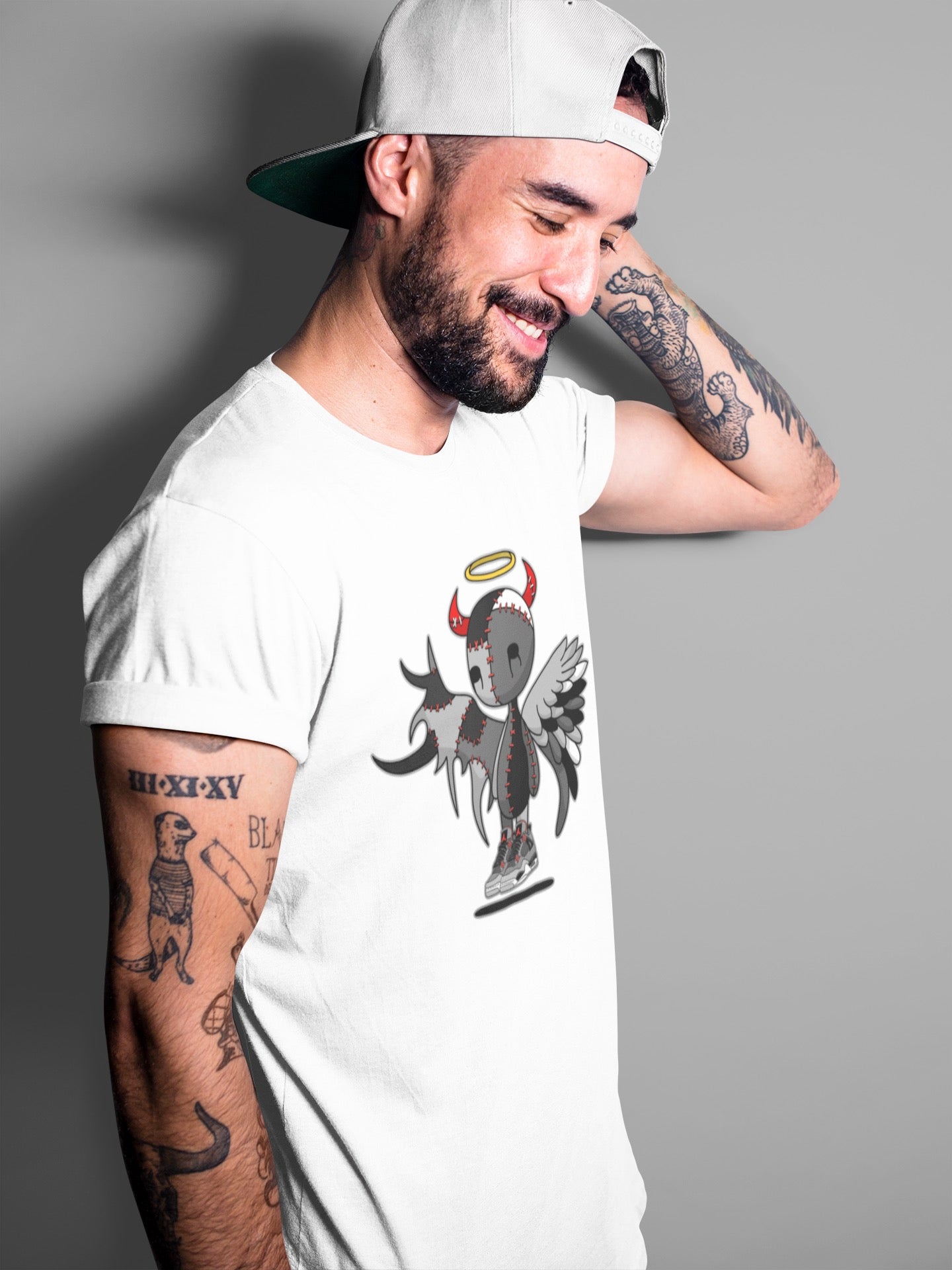 Devil Angel Unisex Tops - Air Jordan 4 Infrared