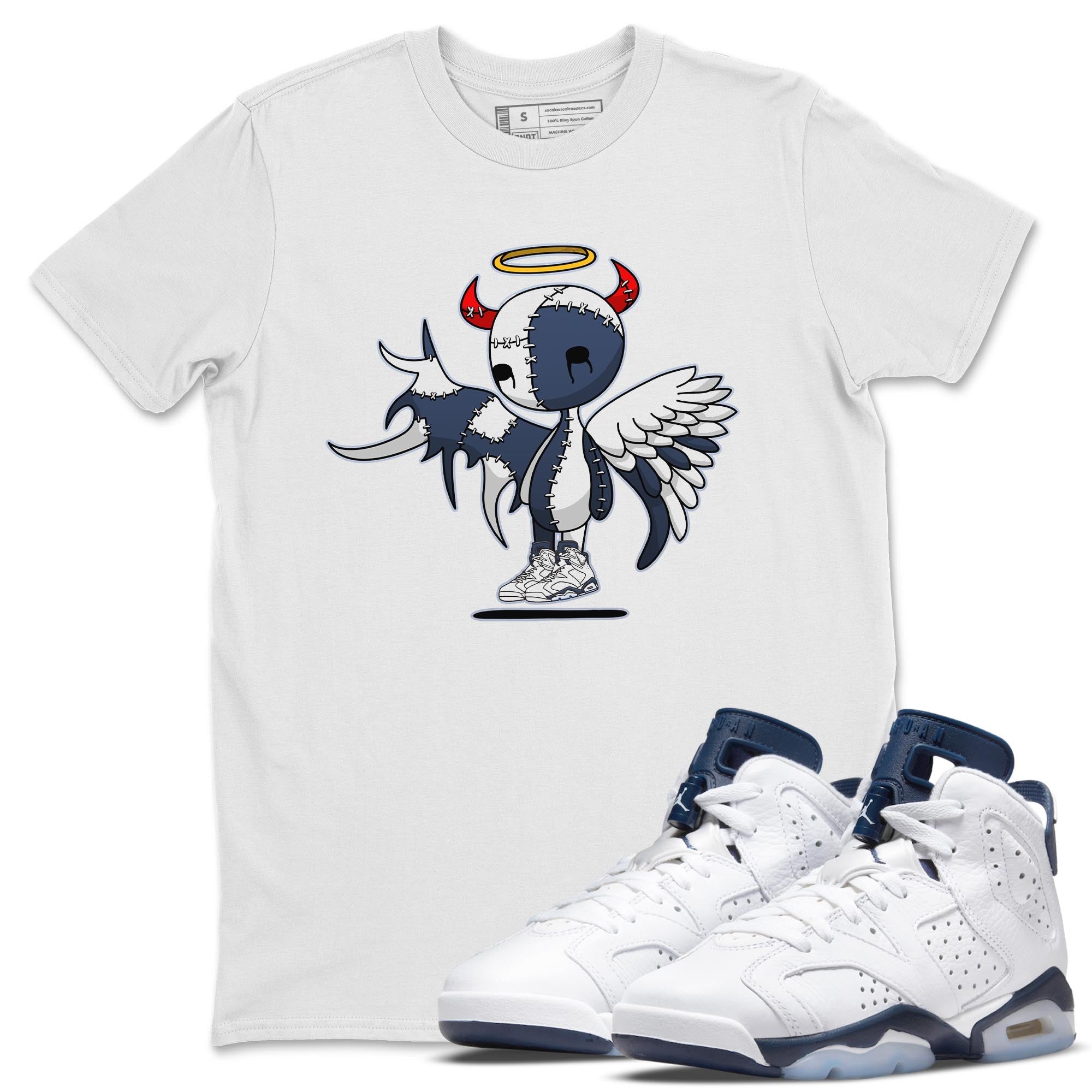 Devil Angel Unisex Tops - Air Jordan 6 Midnight Navy
