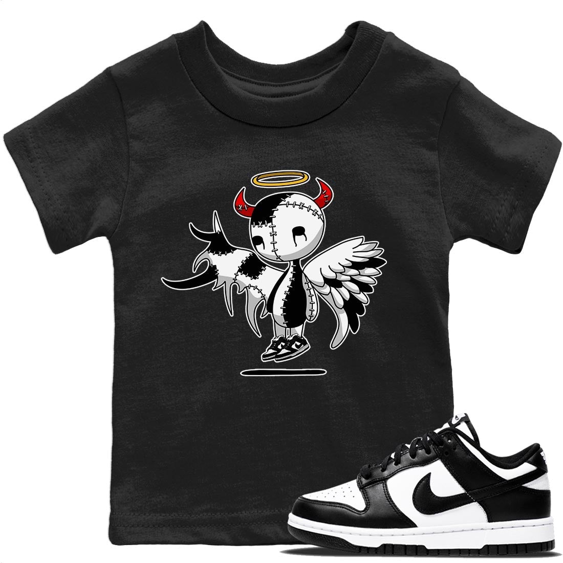 Devil Angel Kids Tops - Dunk Panda