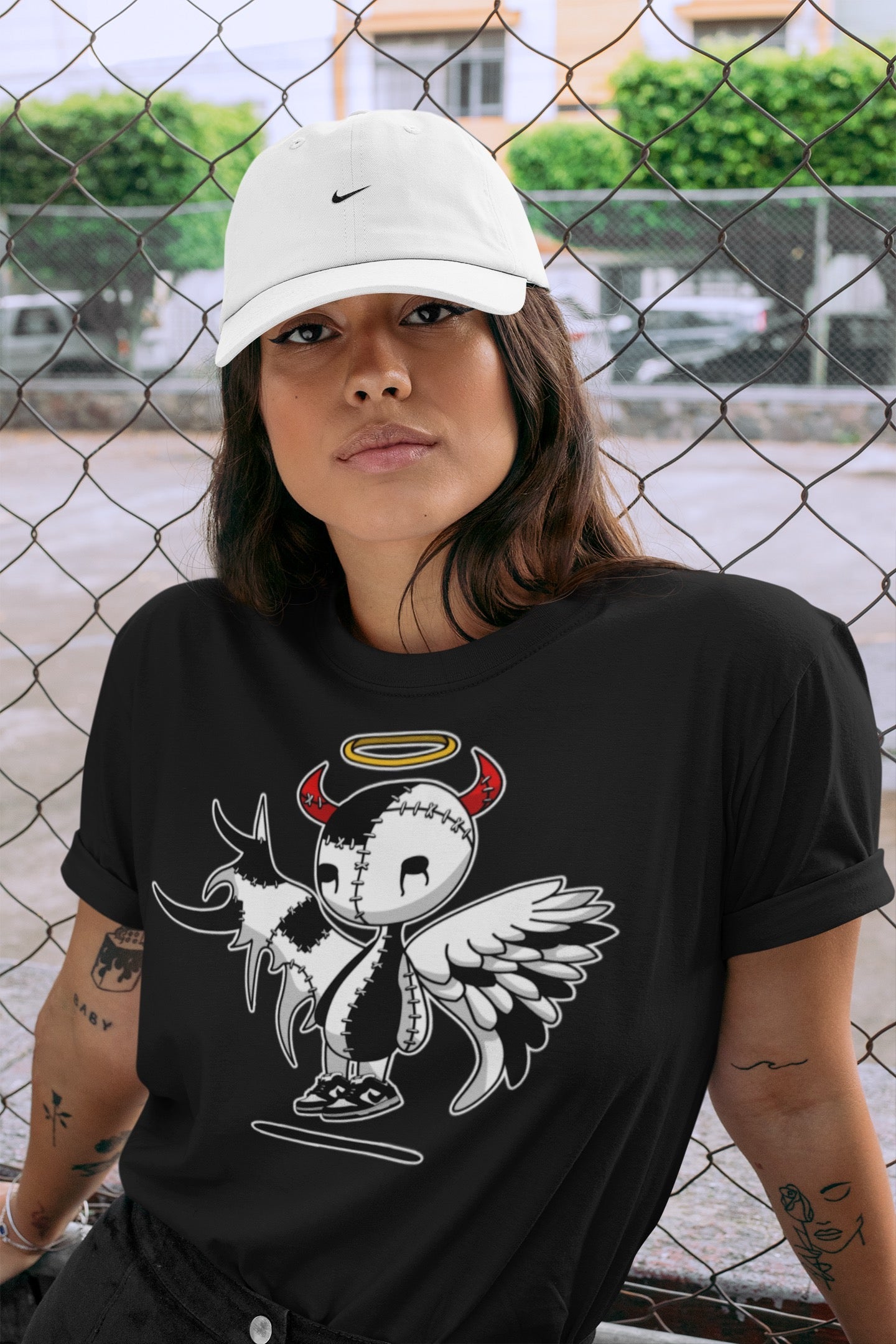 Devil Angel Unisex Tops - Dunk Panda