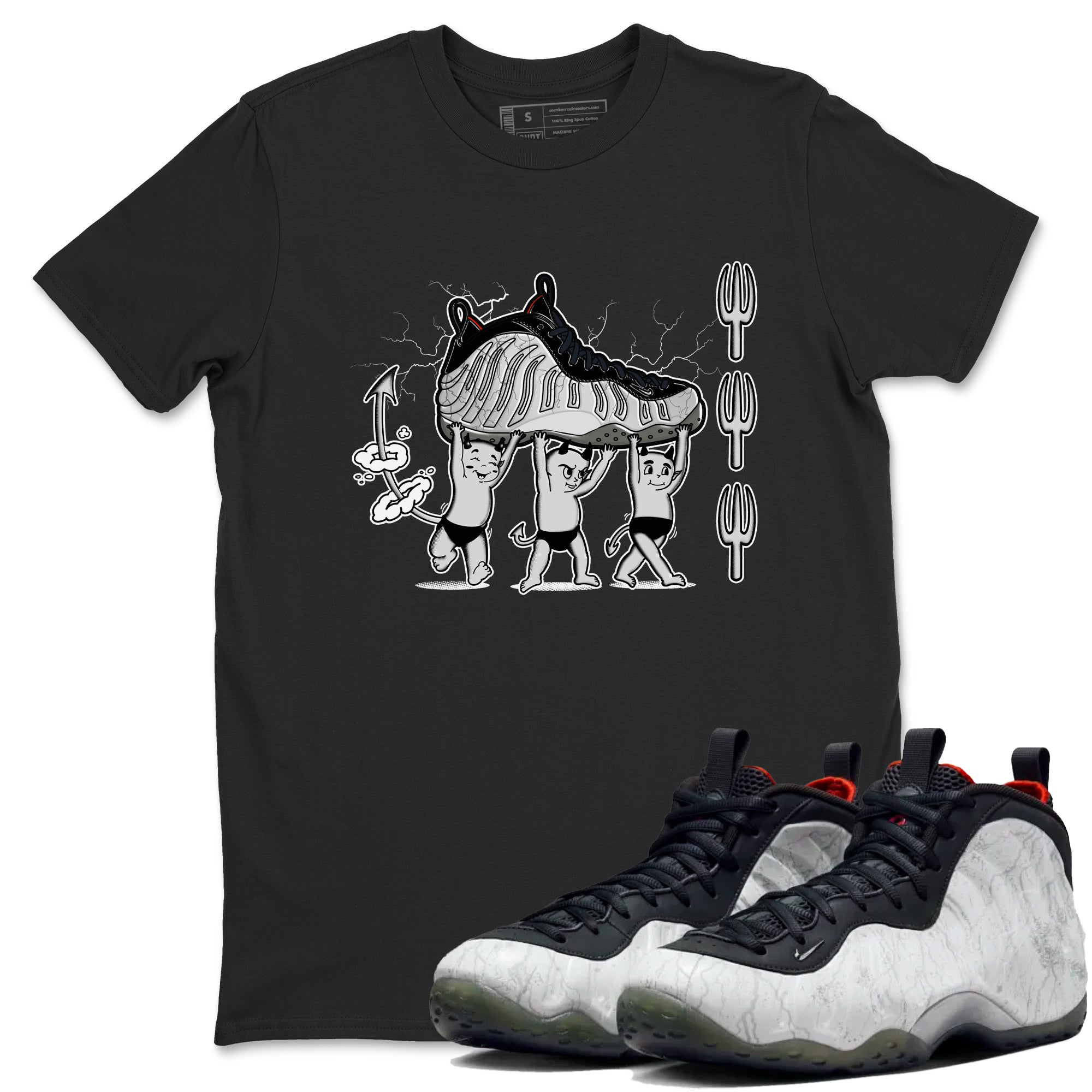 Devil Babies snkmatch Tees - Air Foamposite One Jin