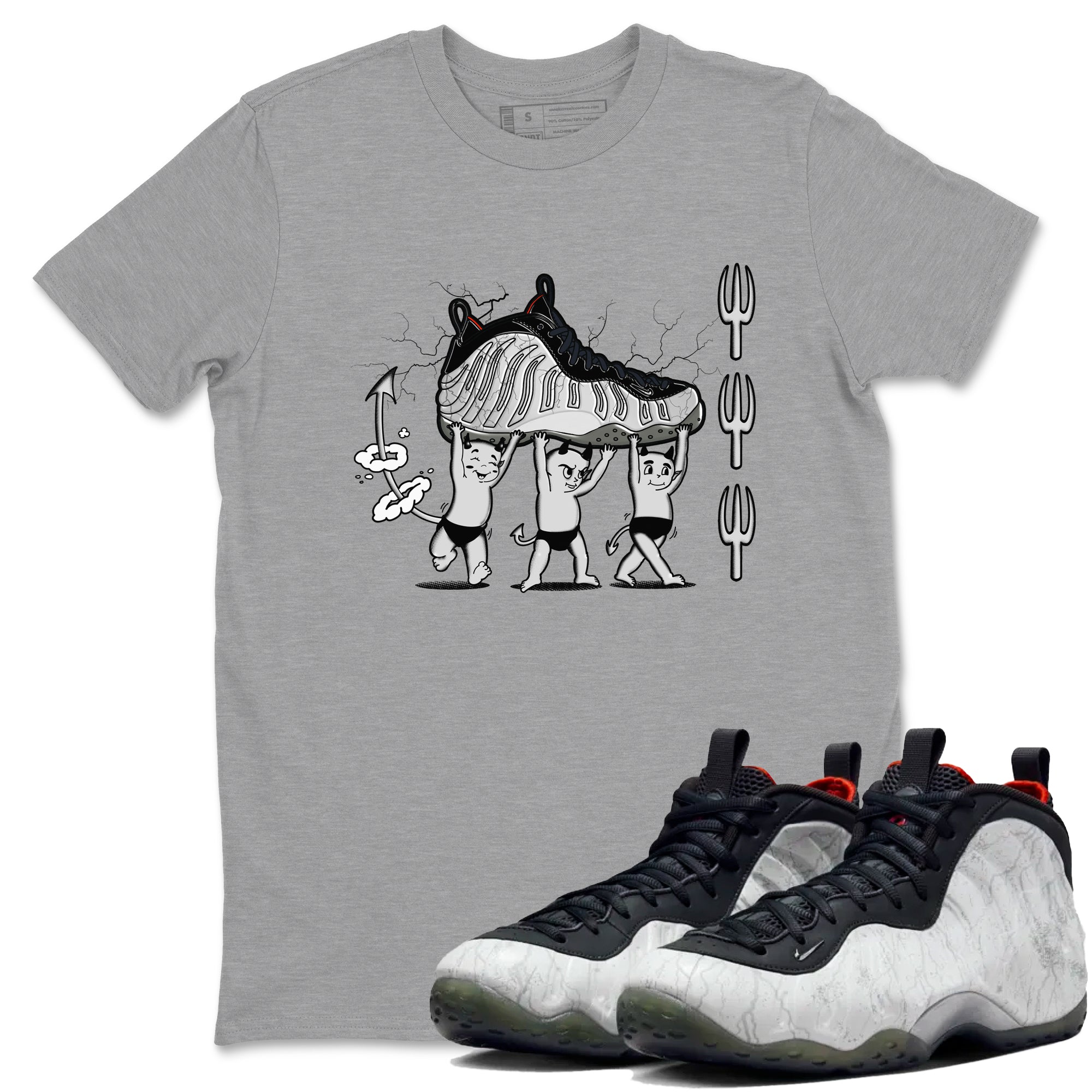 Devil Babies snkmatch Tees - Air Foamposite One Jin