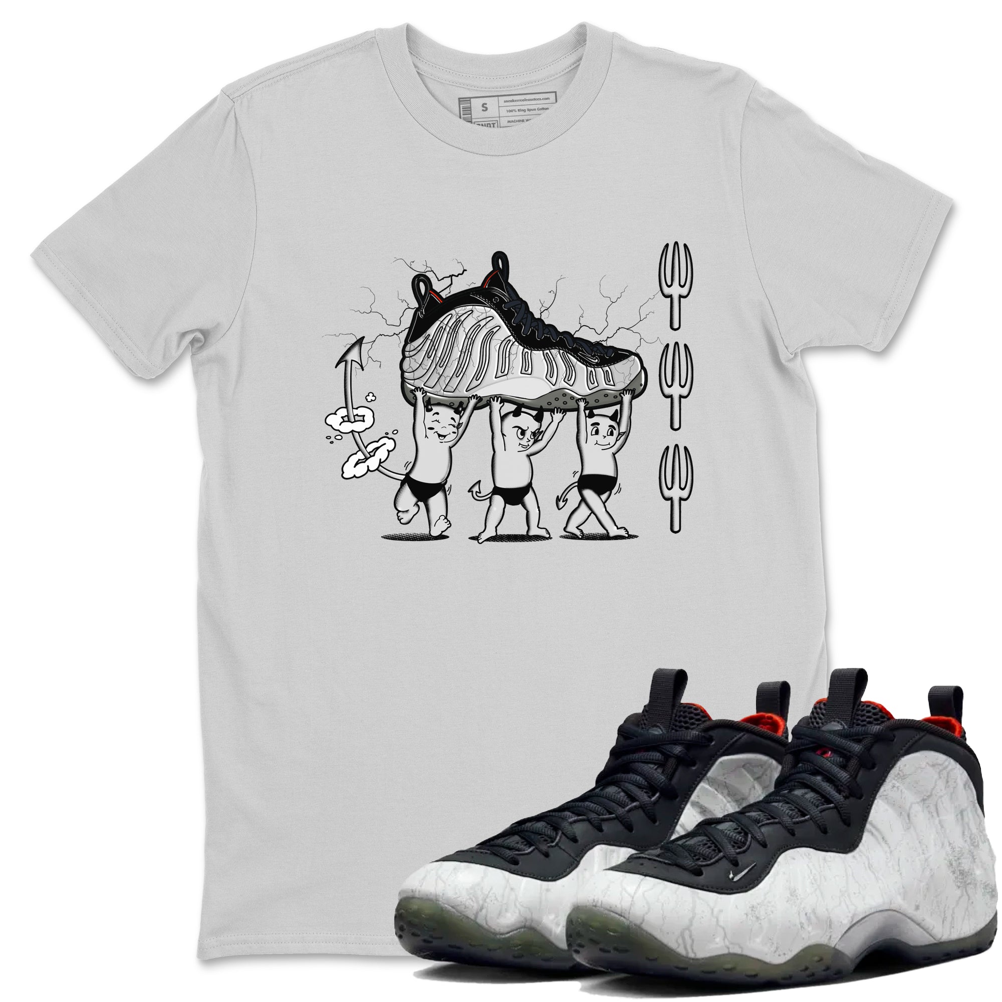 Devil Babies snkmatch Tees - Air Foamposite One Jin