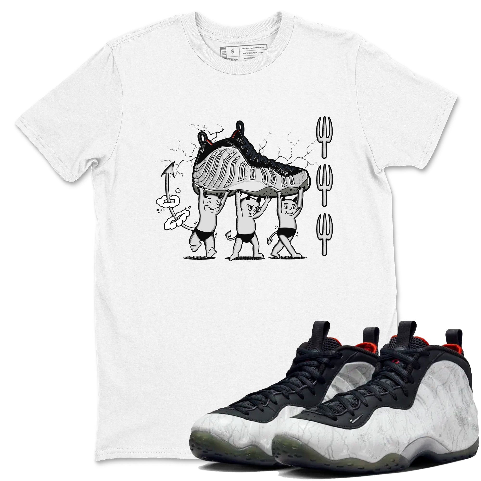 Devil Babies snkmatch Tees - Air Foamposite One Jin