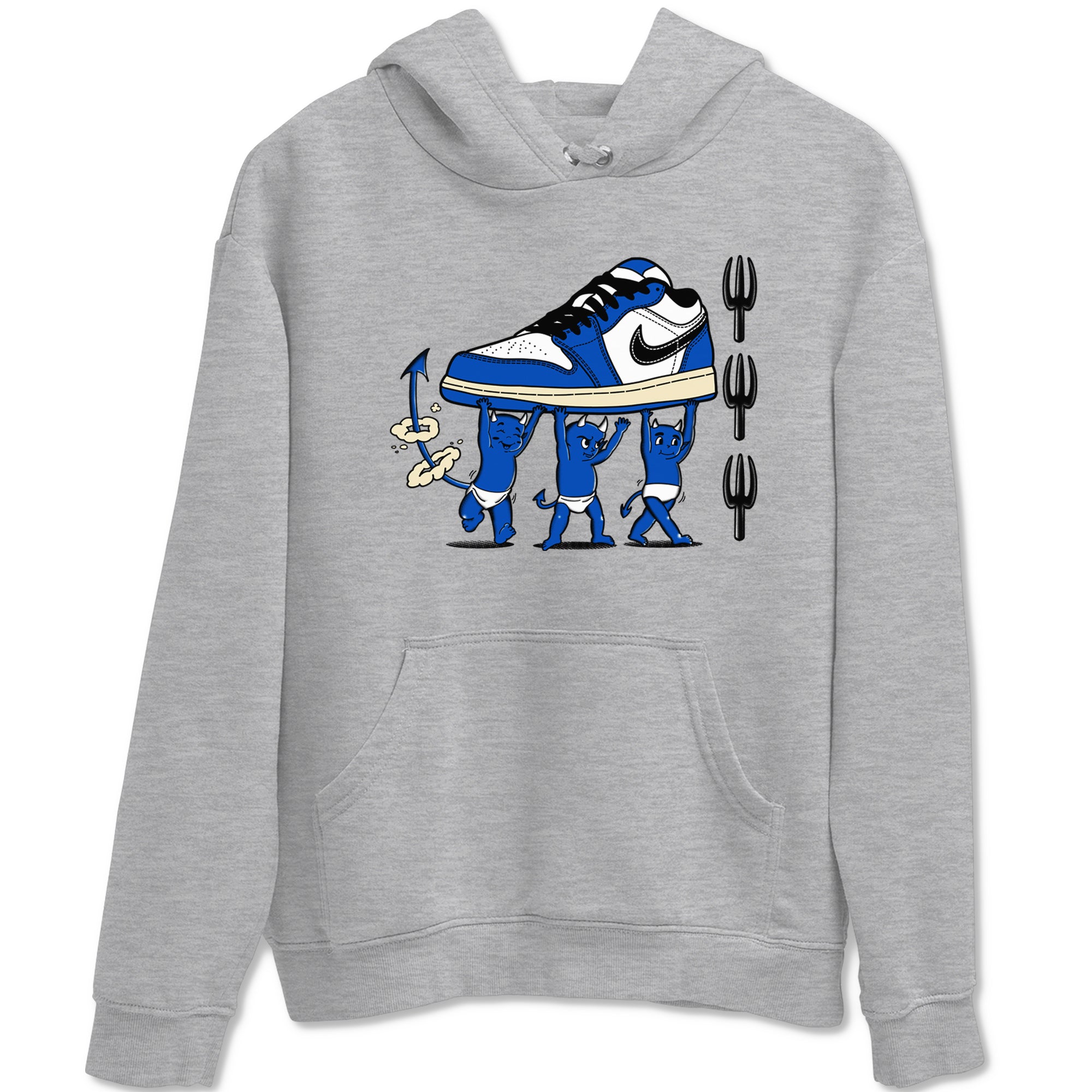 Devil Babies snkmatch Tees - Air Jordan 1 Game Royal