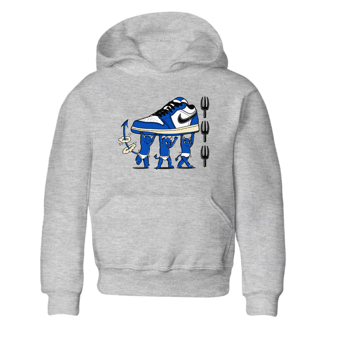 Devil Babies snkmatch Tees Kids - Air Jordan 1 Game Royal