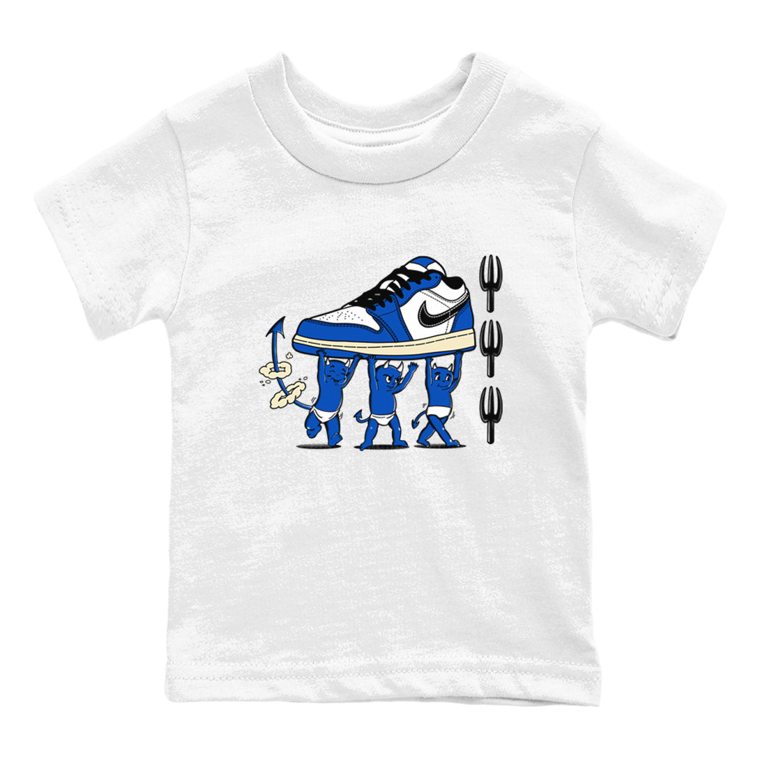 Devil Babies snkmatch Tees Kids - Air Jordan 1 Game Royal