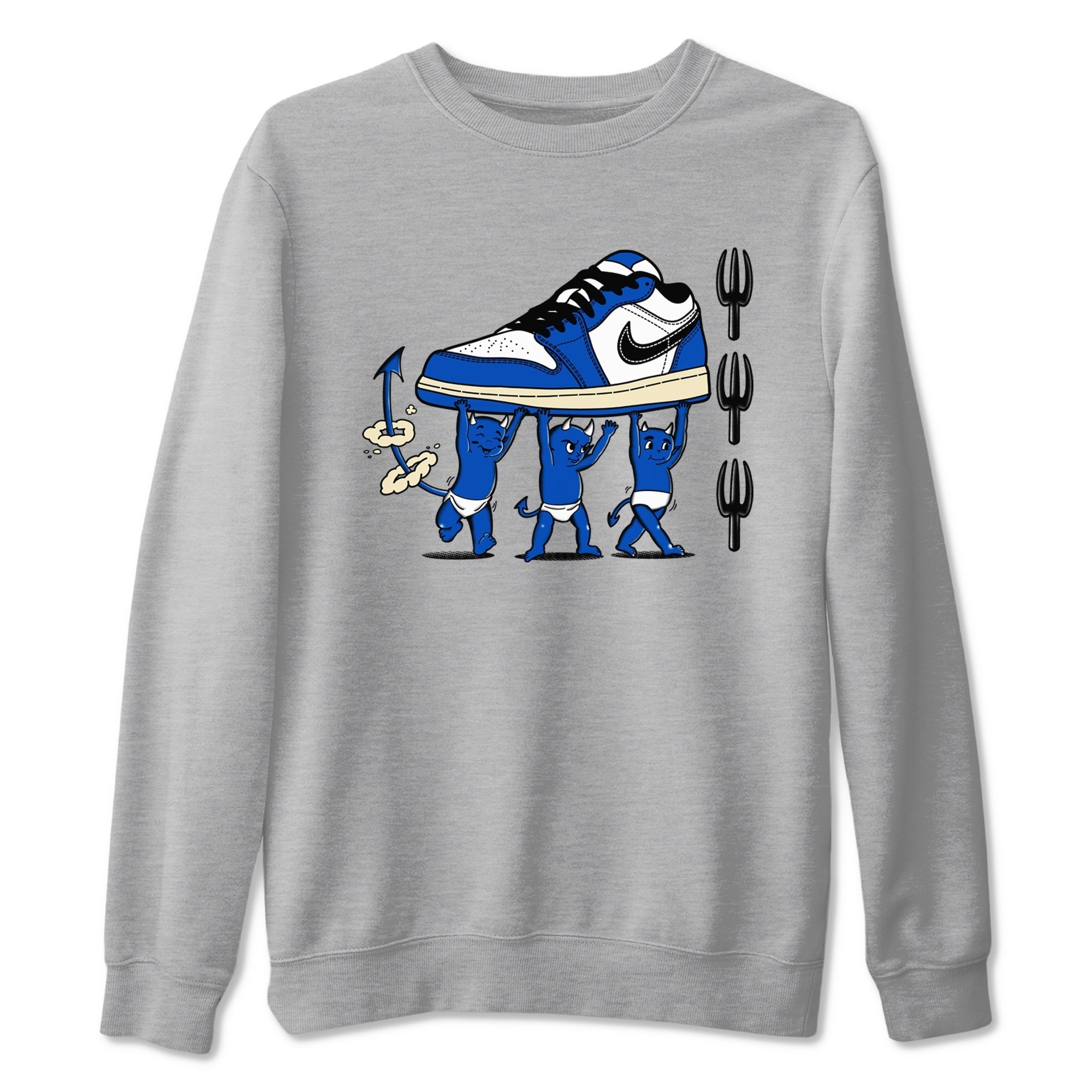 Devil Babies snkmatch Tees - Air Jordan 1 Game Royal