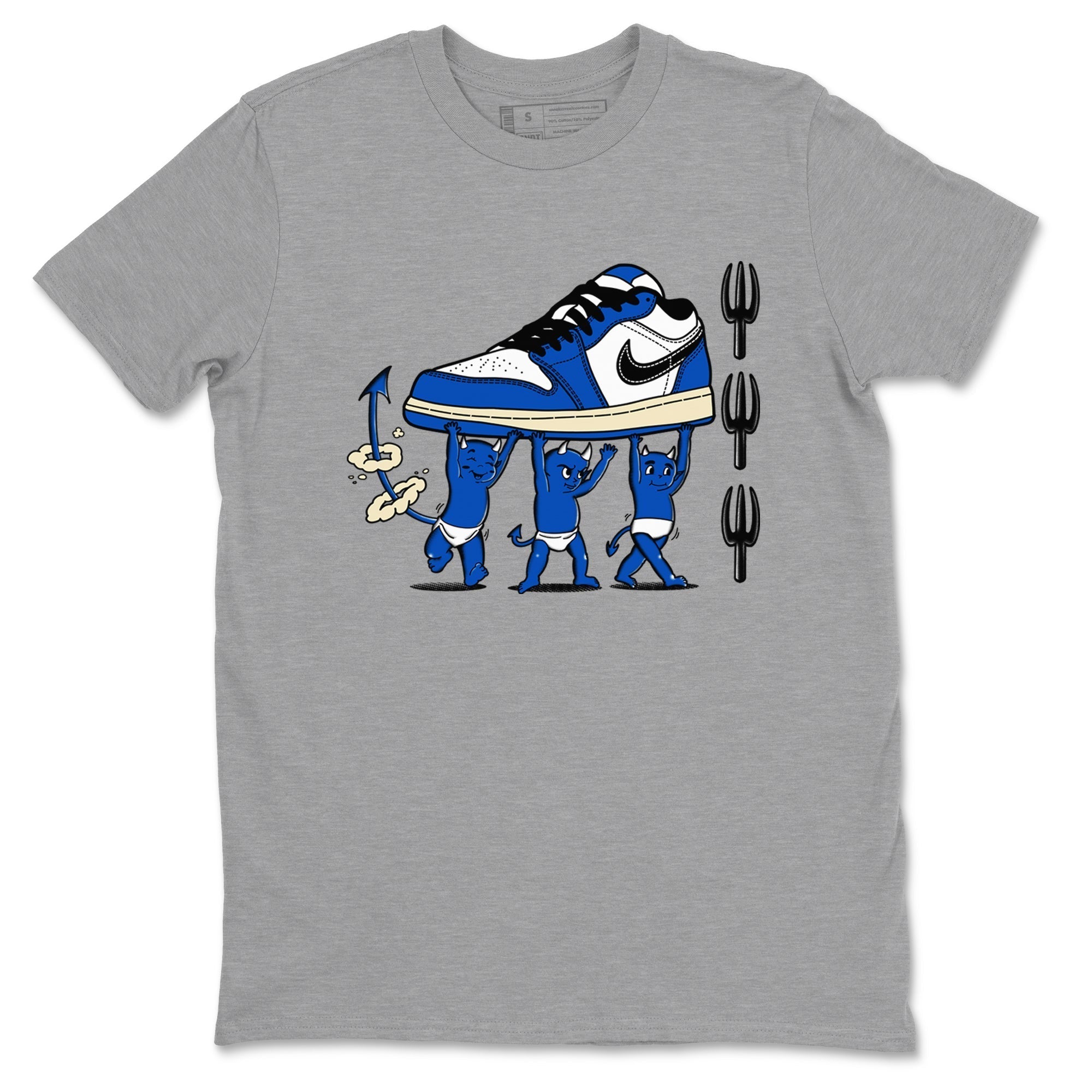 Devil Babies snkmatch Tees - Air Jordan 1 Game Royal