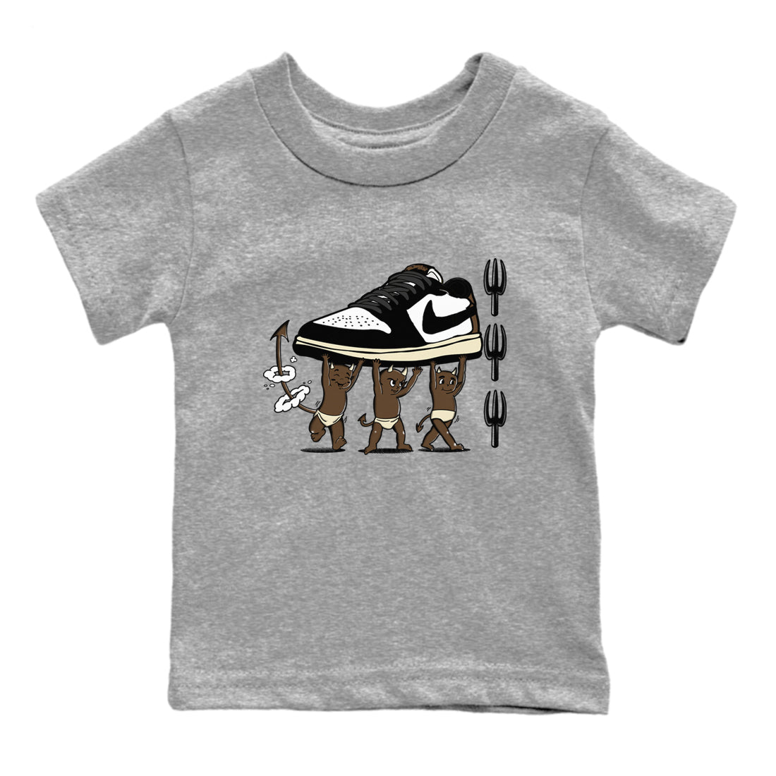 Devil Babies snkmatch Tees Kids - Air Jordan 1 Mocha