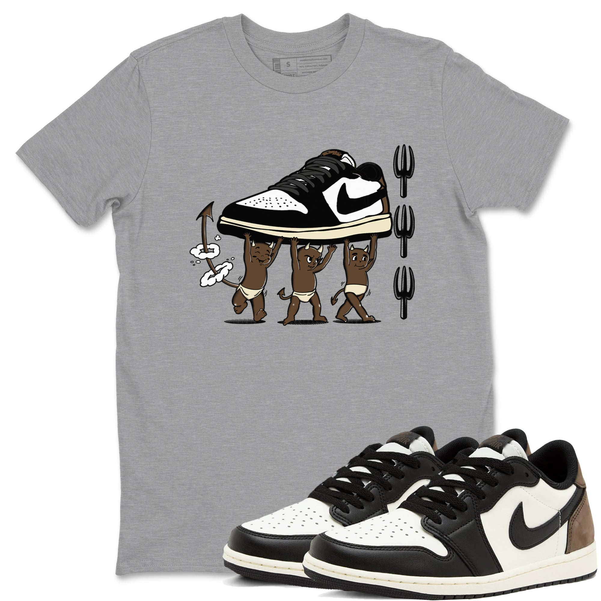 Devil Babies snkmatch Tees - Air Jordan 1 Mocha