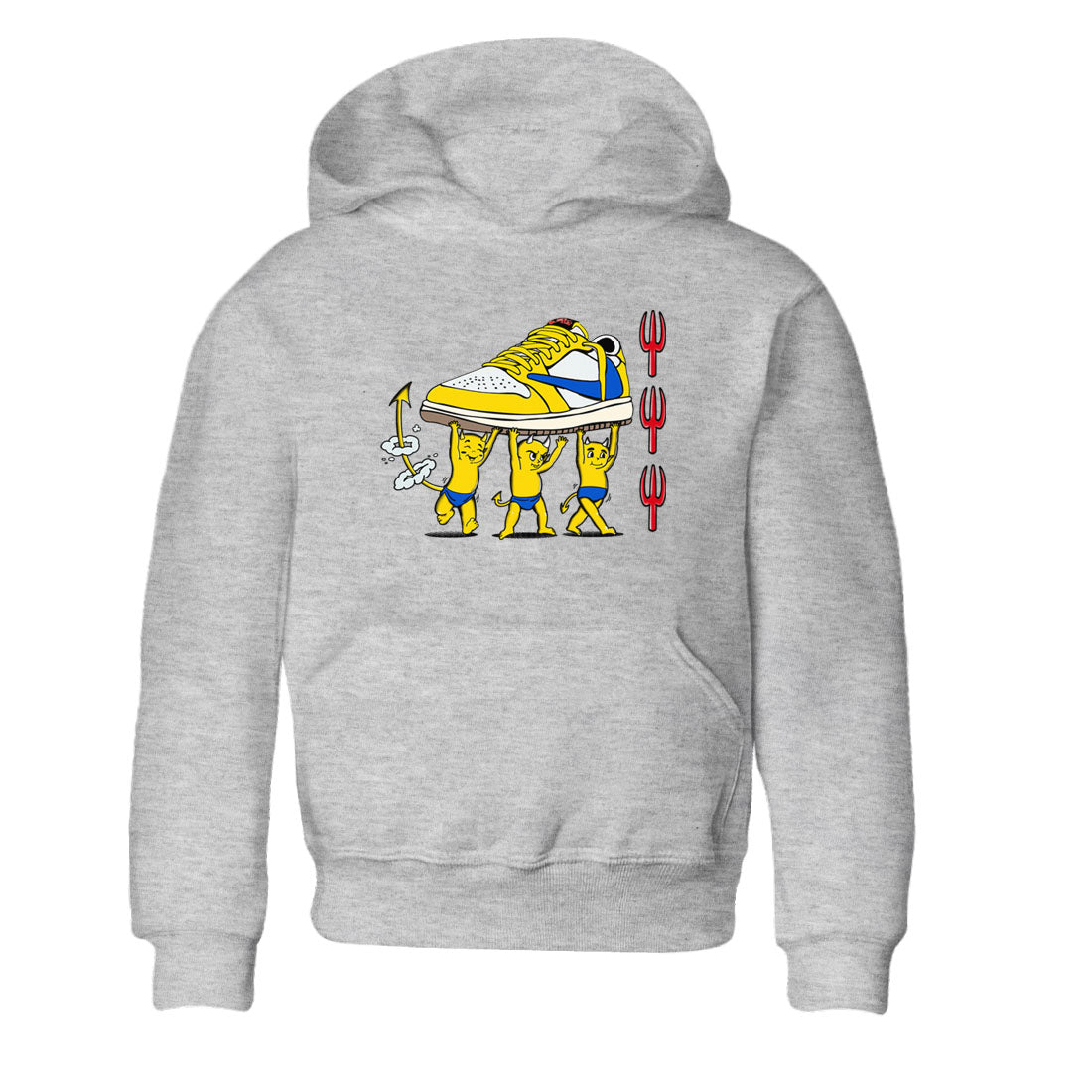 Devil Babies snkmatch Tees Kids - Air Jordan 1 Travis Scott Canary