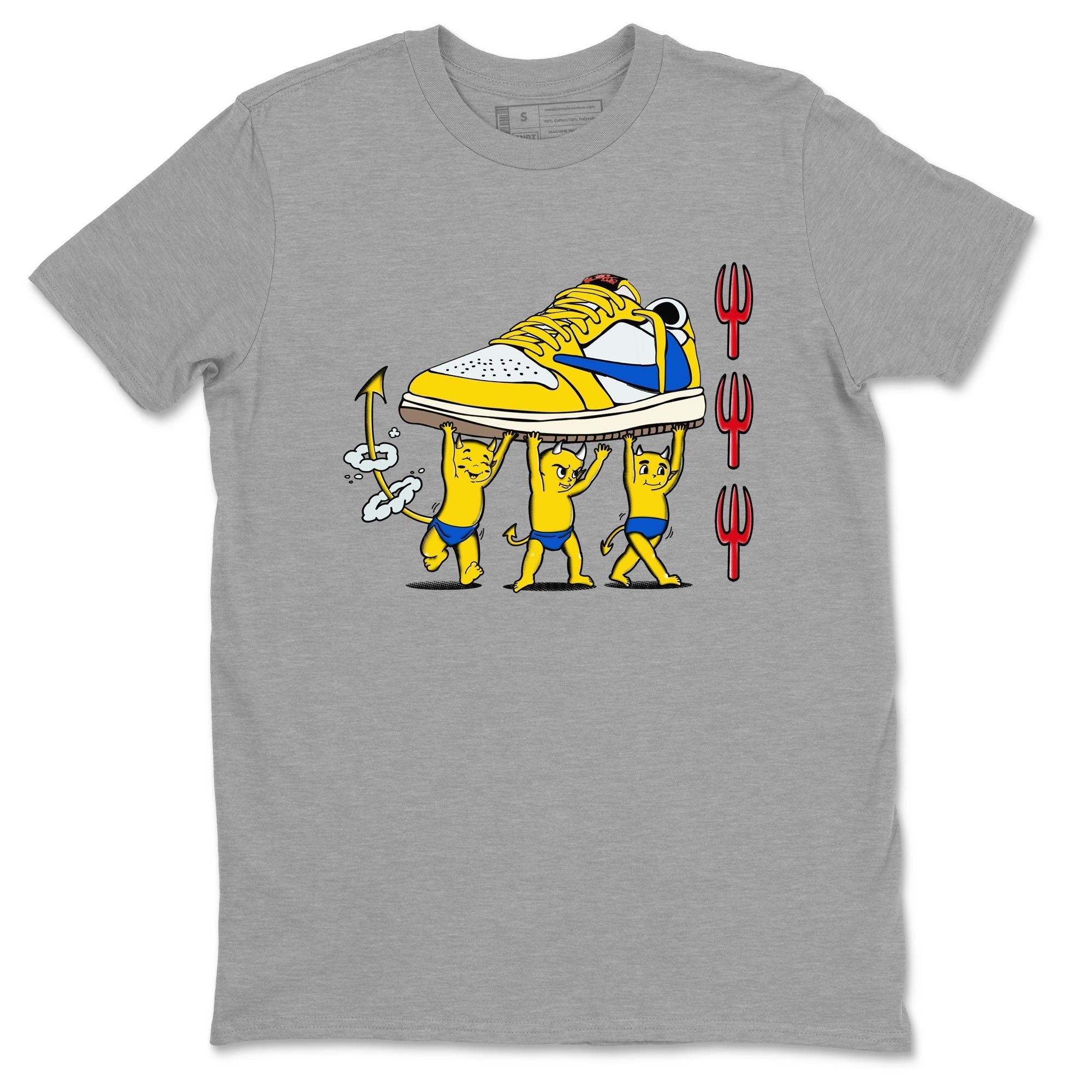 Devil Babies snkmatch Tees - Air Jordan 1 Travis Scott Canary
