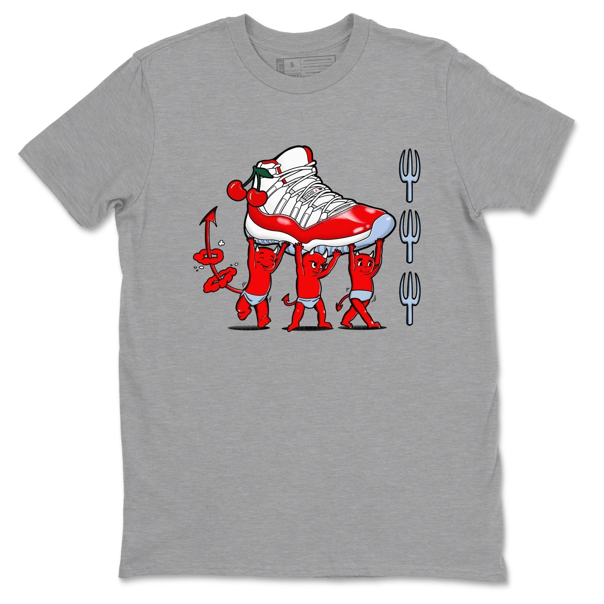 Devil Babies snkmatch Tees - Air Jordan 11 Cherry