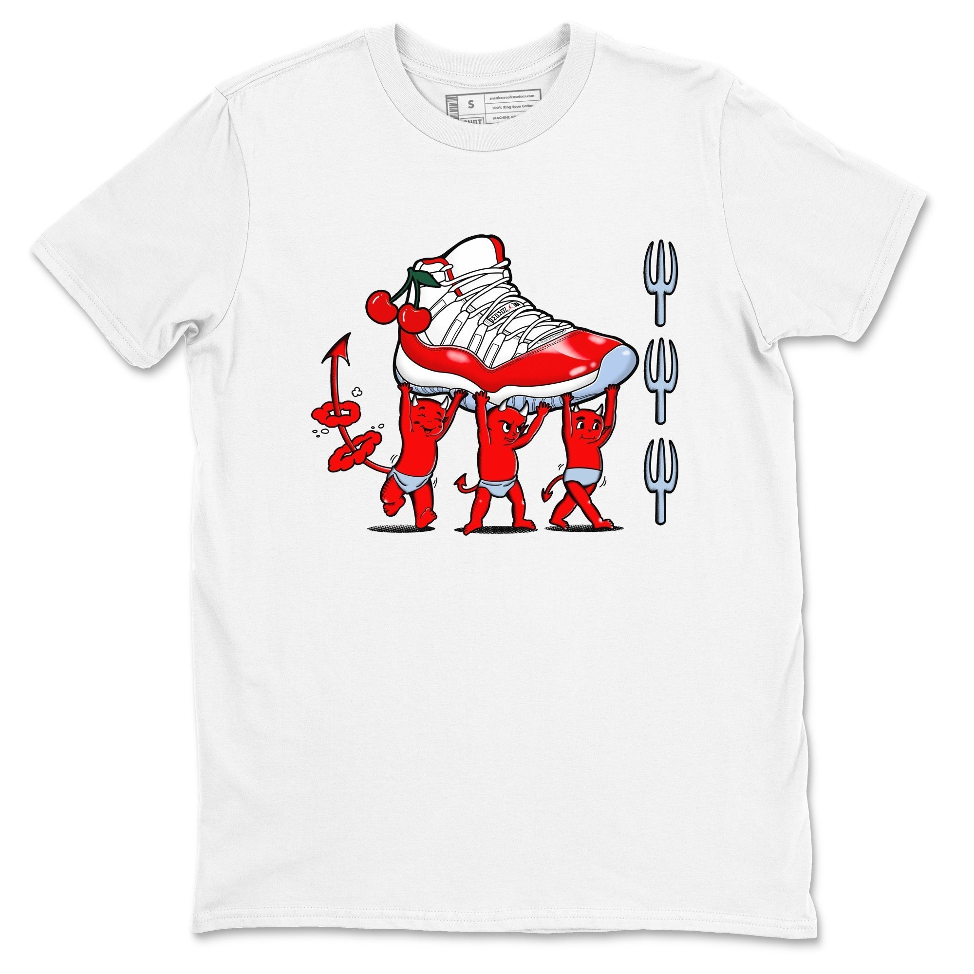 Devil Babies snkmatch Tees - Air Jordan 11 Cherry