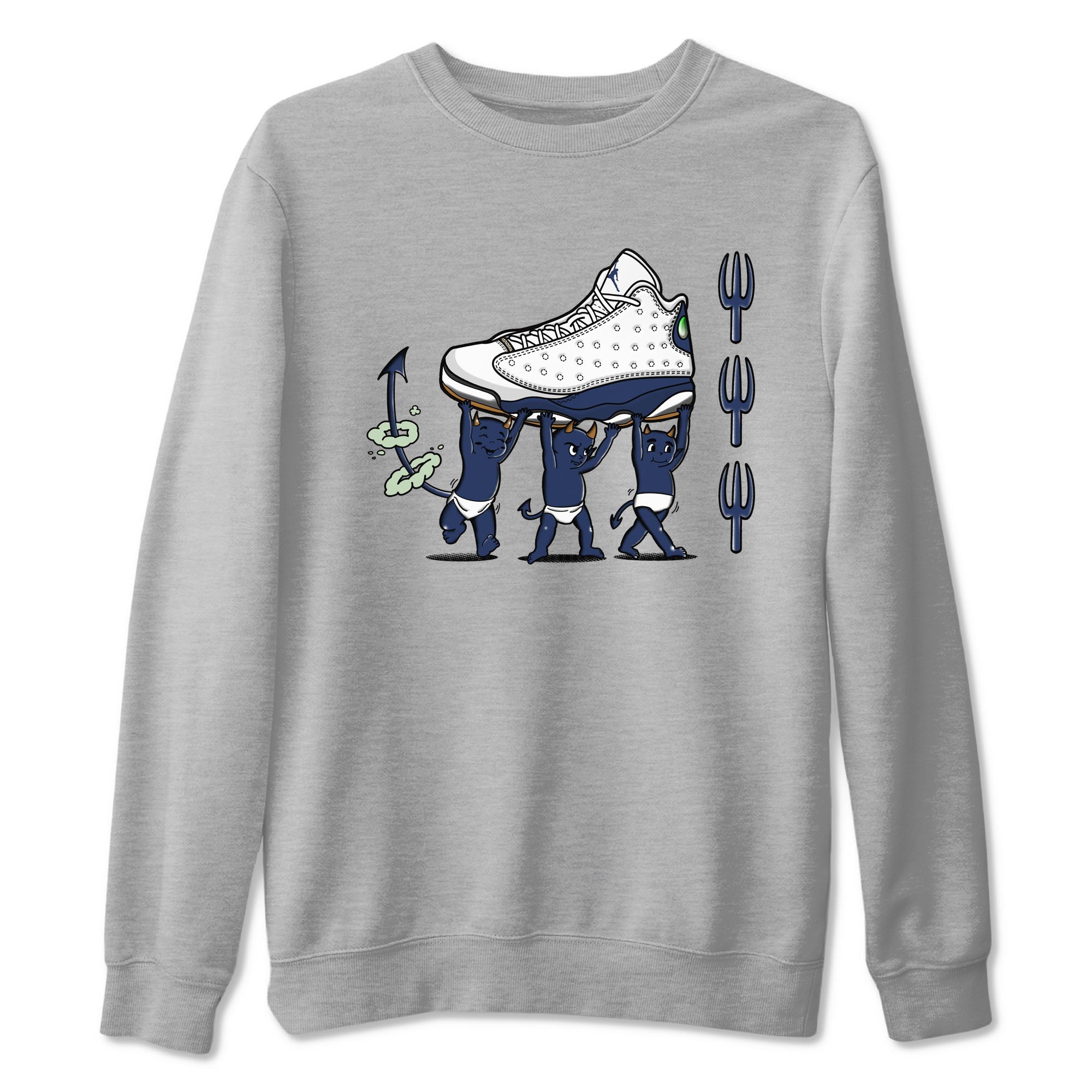 Devil Babies snkmatch Tees - Air Jordan 13 Midnight Navy