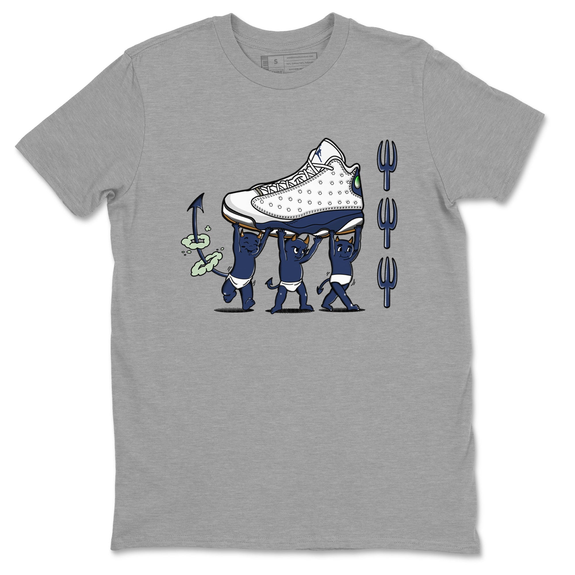 Devil Babies snkmatch Tees - Air Jordan 13 Midnight Navy