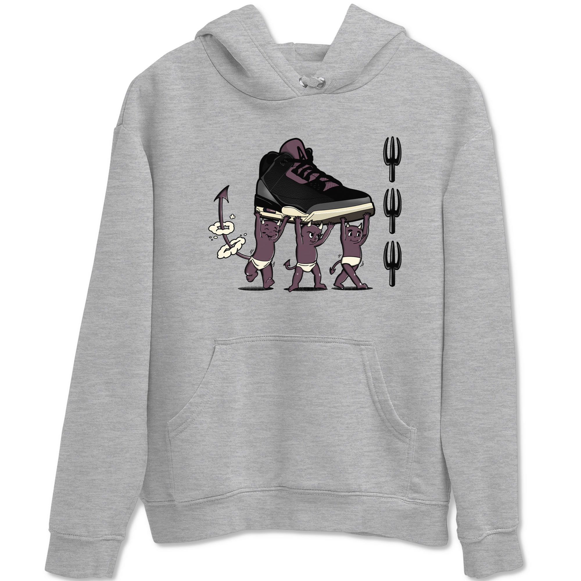Devil Babies snkmatch Tees - Air Jordan 3 A Ma Maniere x Black
