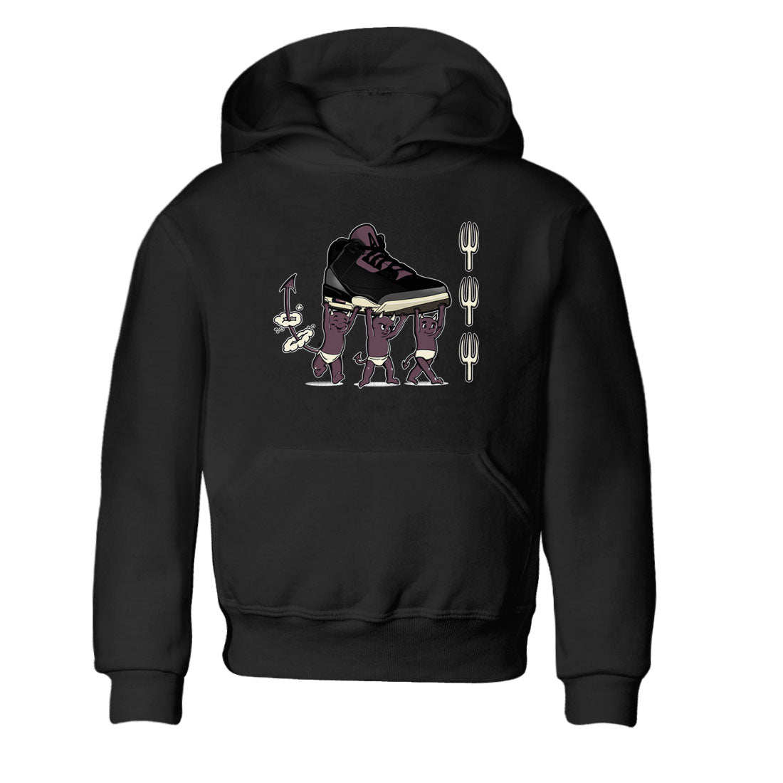 Devil Babies snkmatch Tees Kids - Air Jordan 3 A Ma Maniere x Black