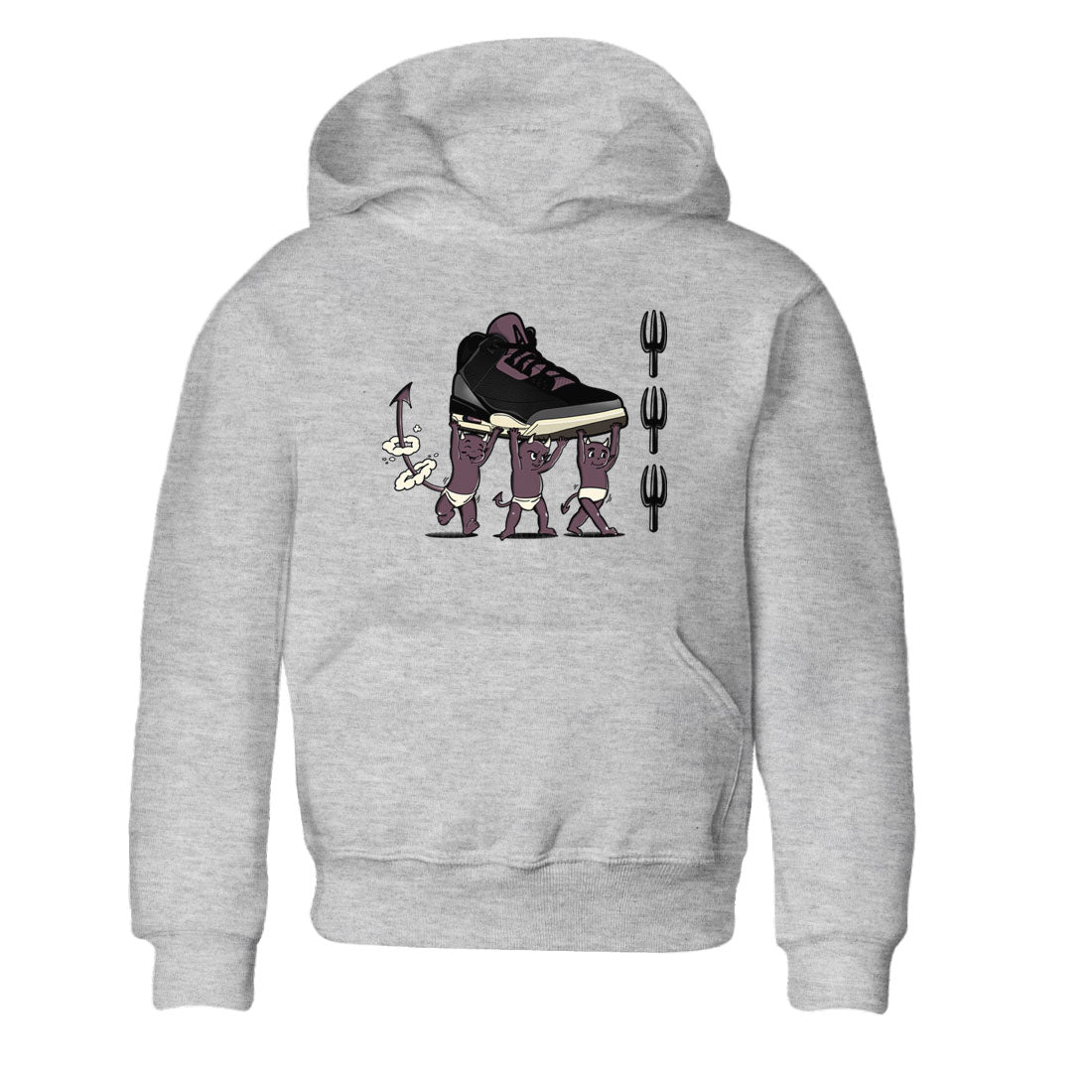 Devil Babies snkmatch Tees Kids - Air Jordan 3 A Ma Maniere x Black