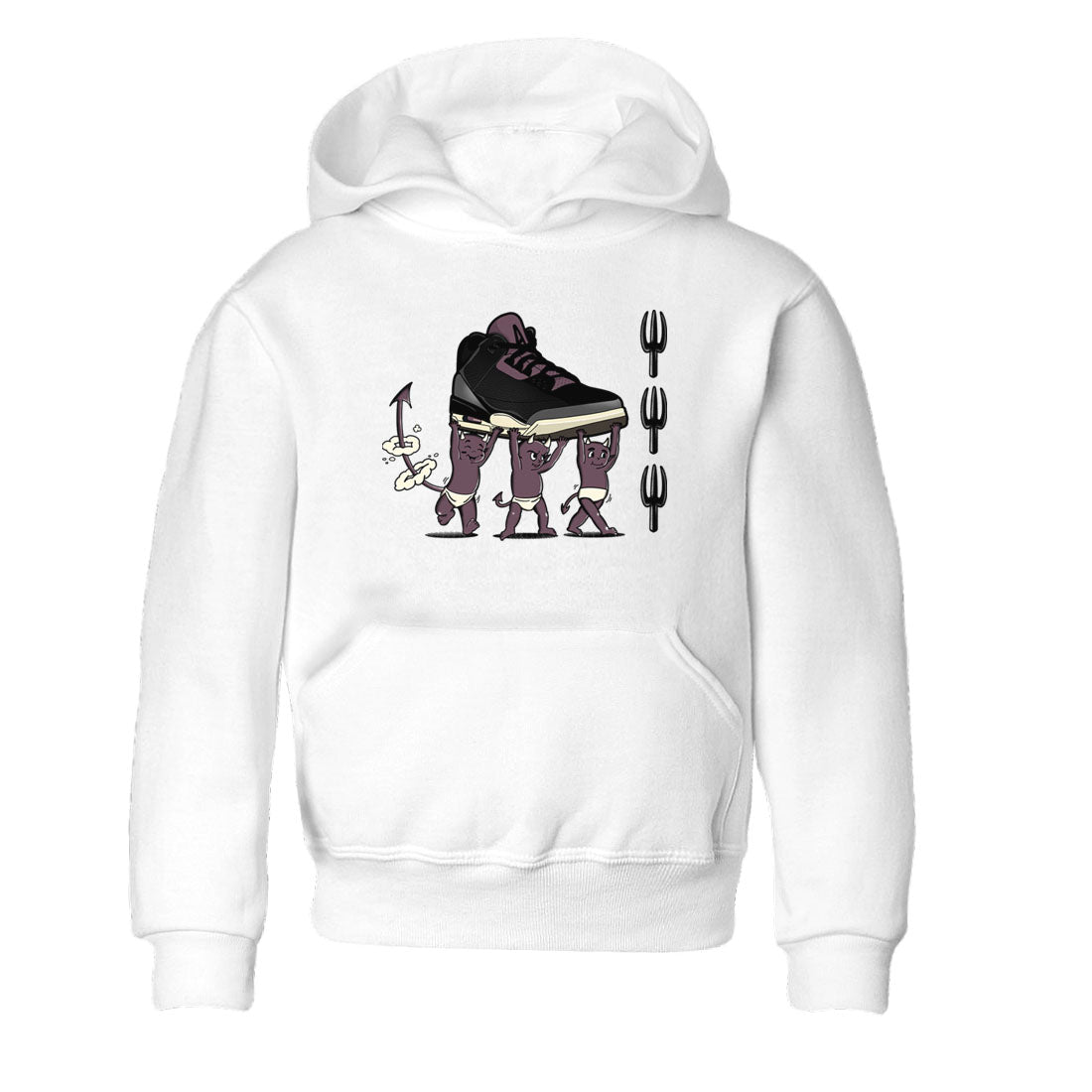 Devil Babies snkmatch Tees Kids - Air Jordan 3 A Ma Maniere x Black