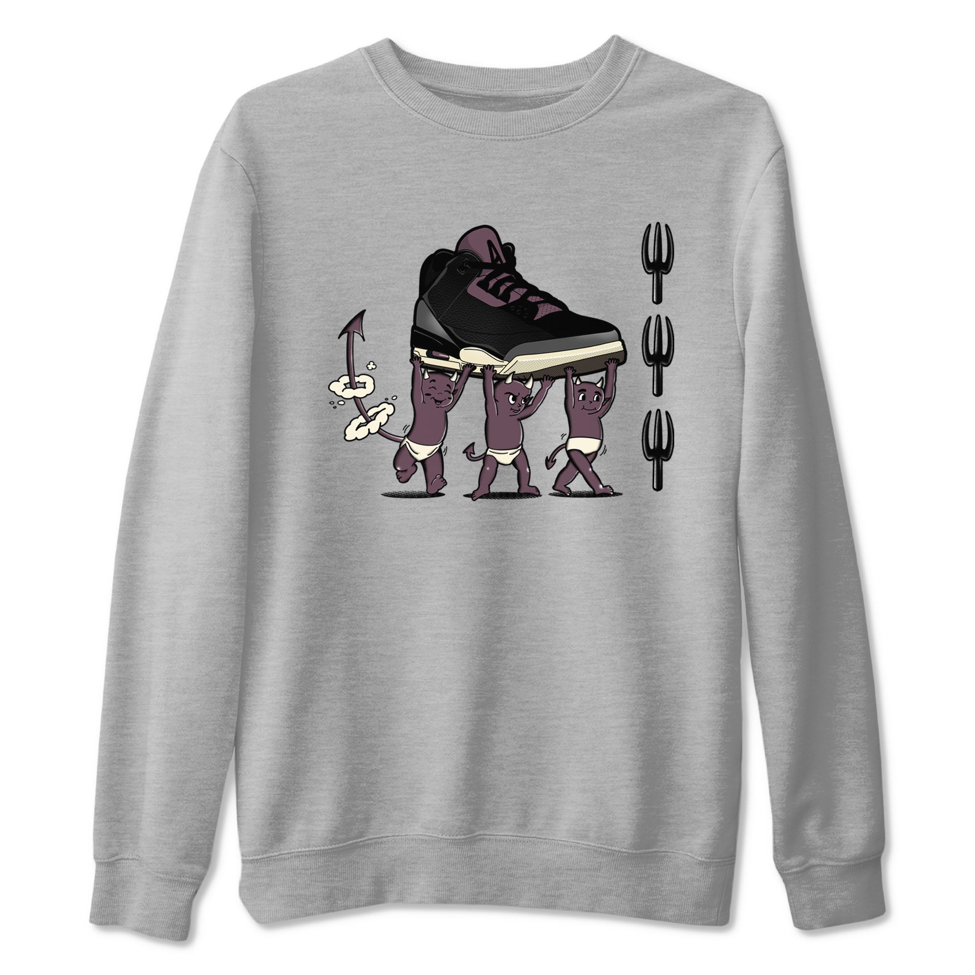 Devil Babies snkmatch Tees - Air Jordan 3 A Ma Maniere x Black