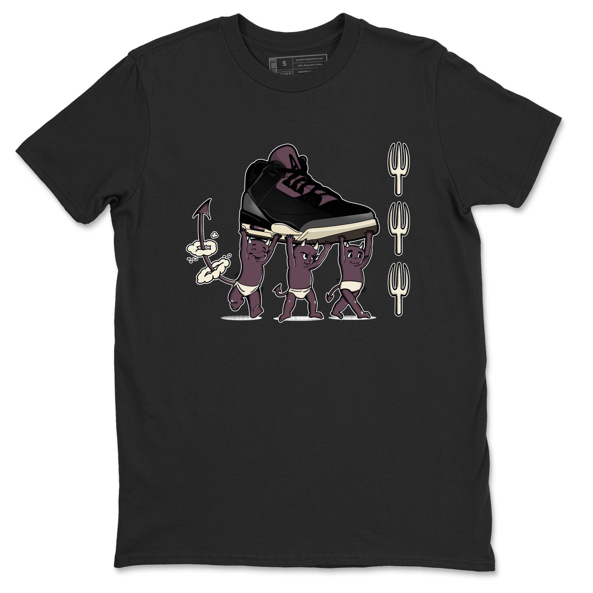 Devil Babies snkmatch Tees - Air Jordan 3 A Ma Maniere x Black