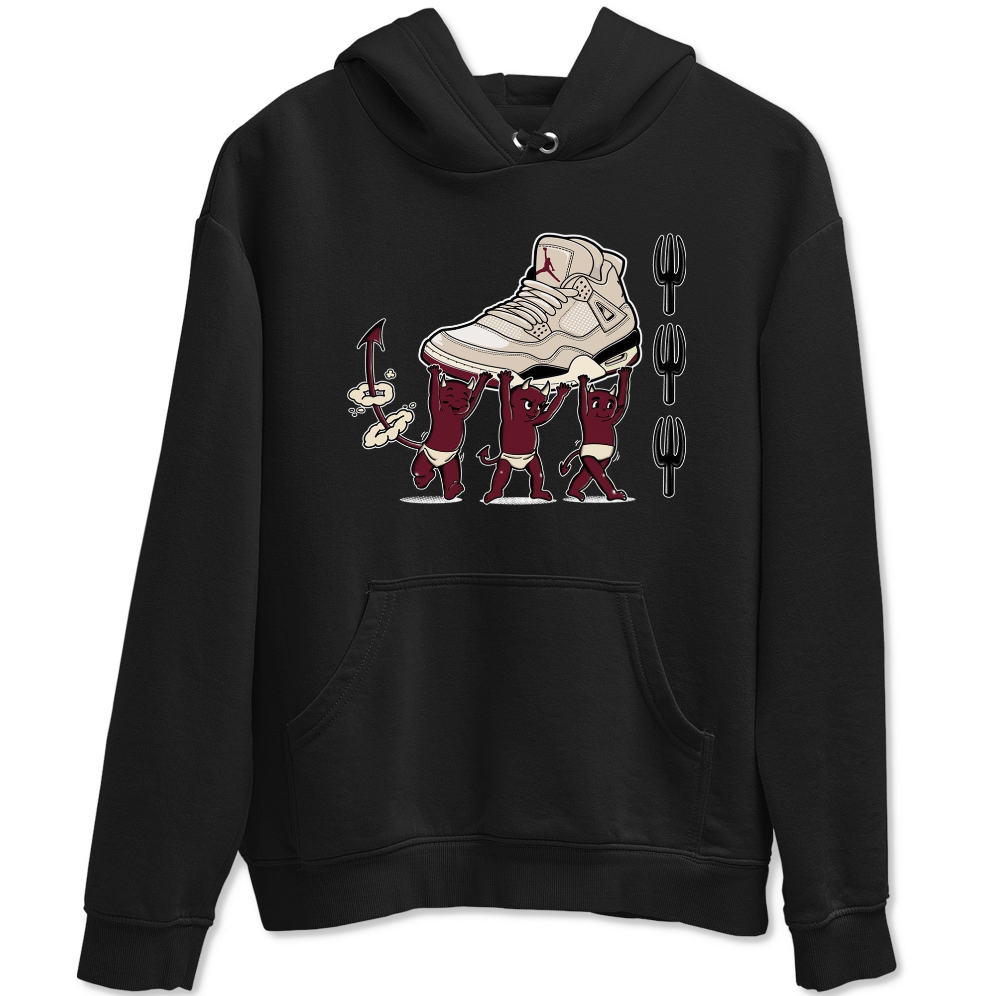 Devil Babies snkmatch Tees - Air Jordan 4 A Ma Maniere x Fossil Stone