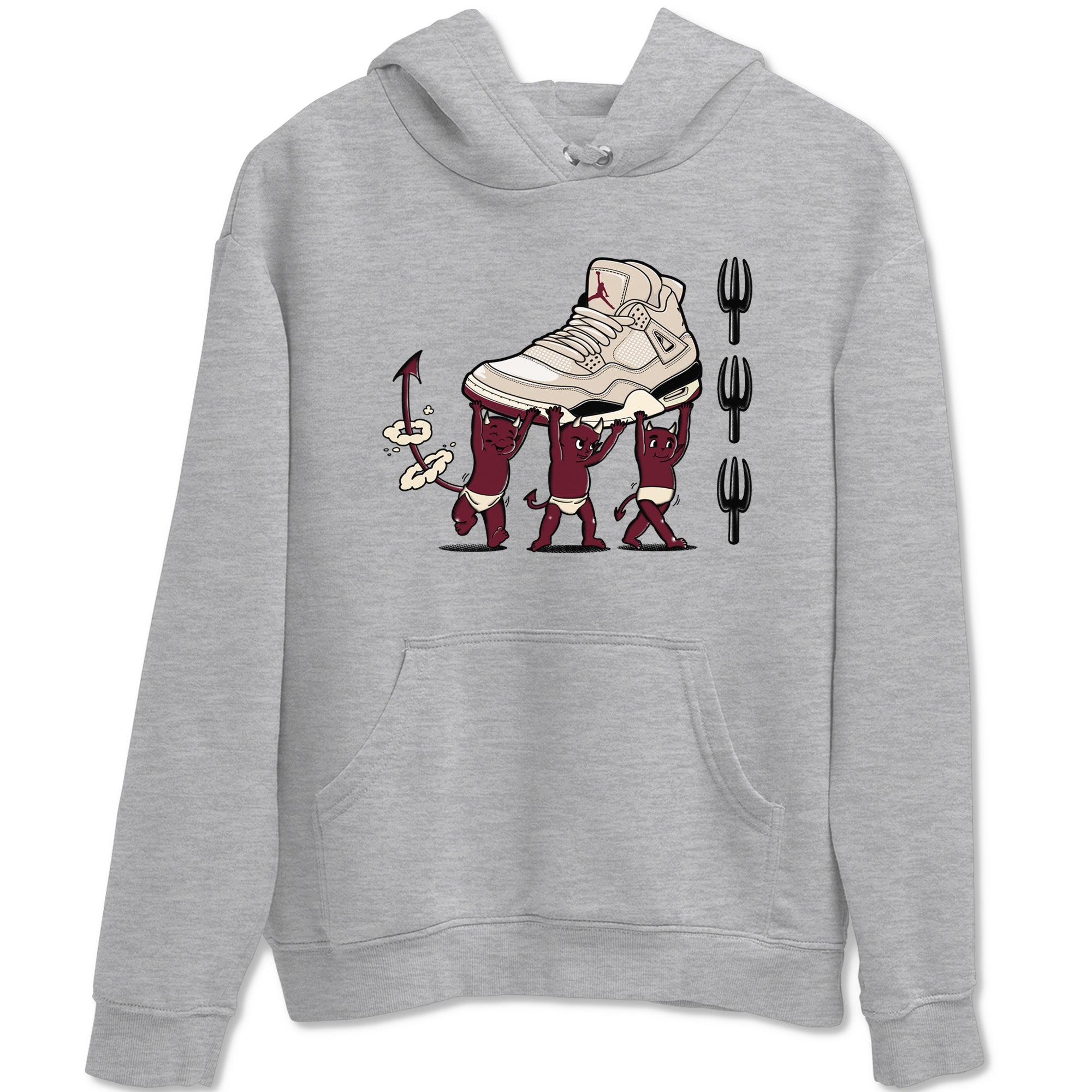 Devil Babies snkmatch Tees - Air Jordan 4 A Ma Maniere x Fossil Stone