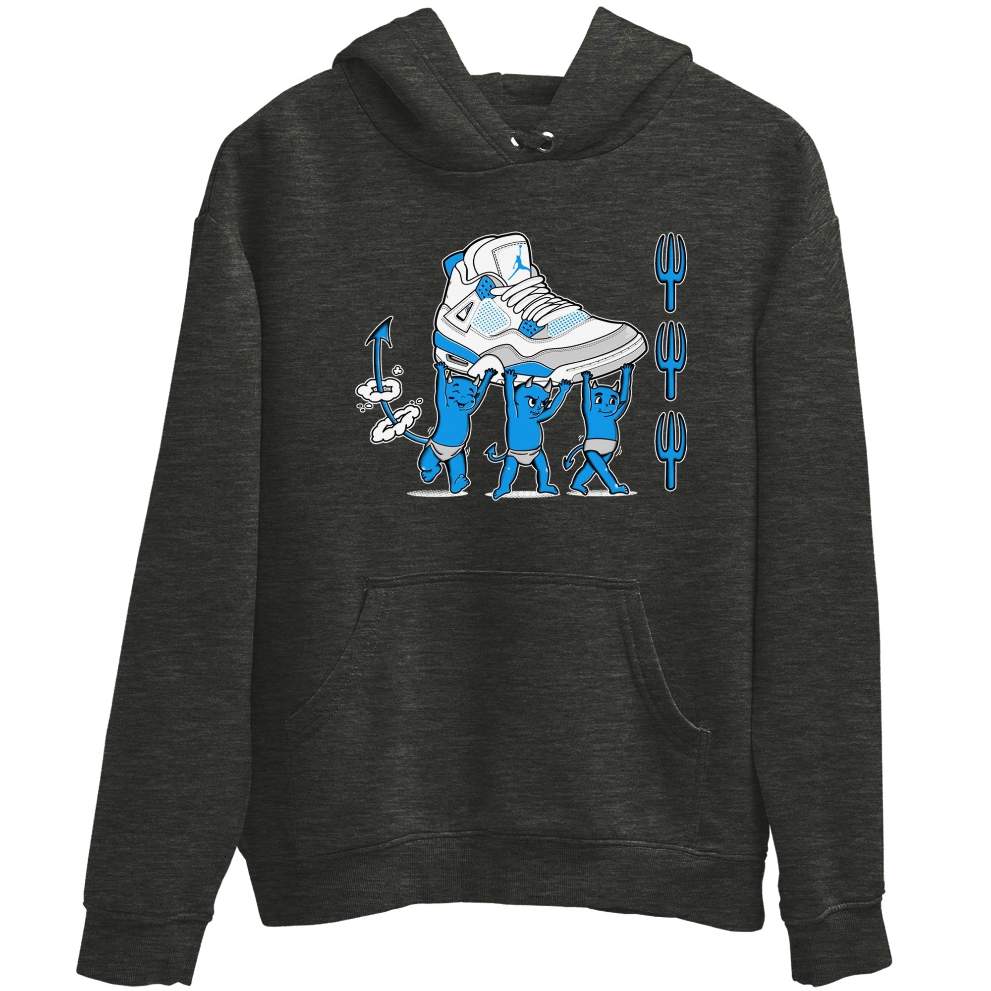 Devil Babies snkmatch Tees - Air Jordan 4 Military Blue