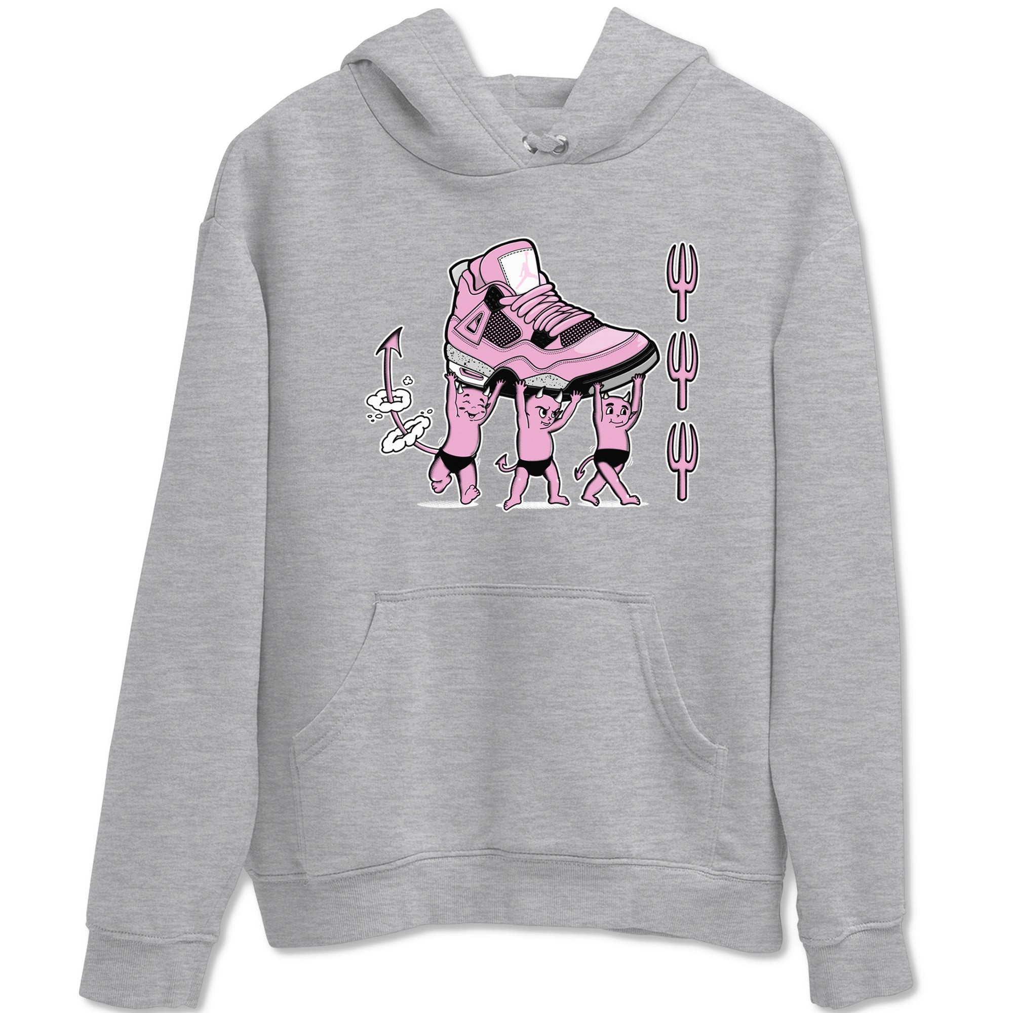 Devil Babies snkmatch Tees - Air Jordan 4 Orchid