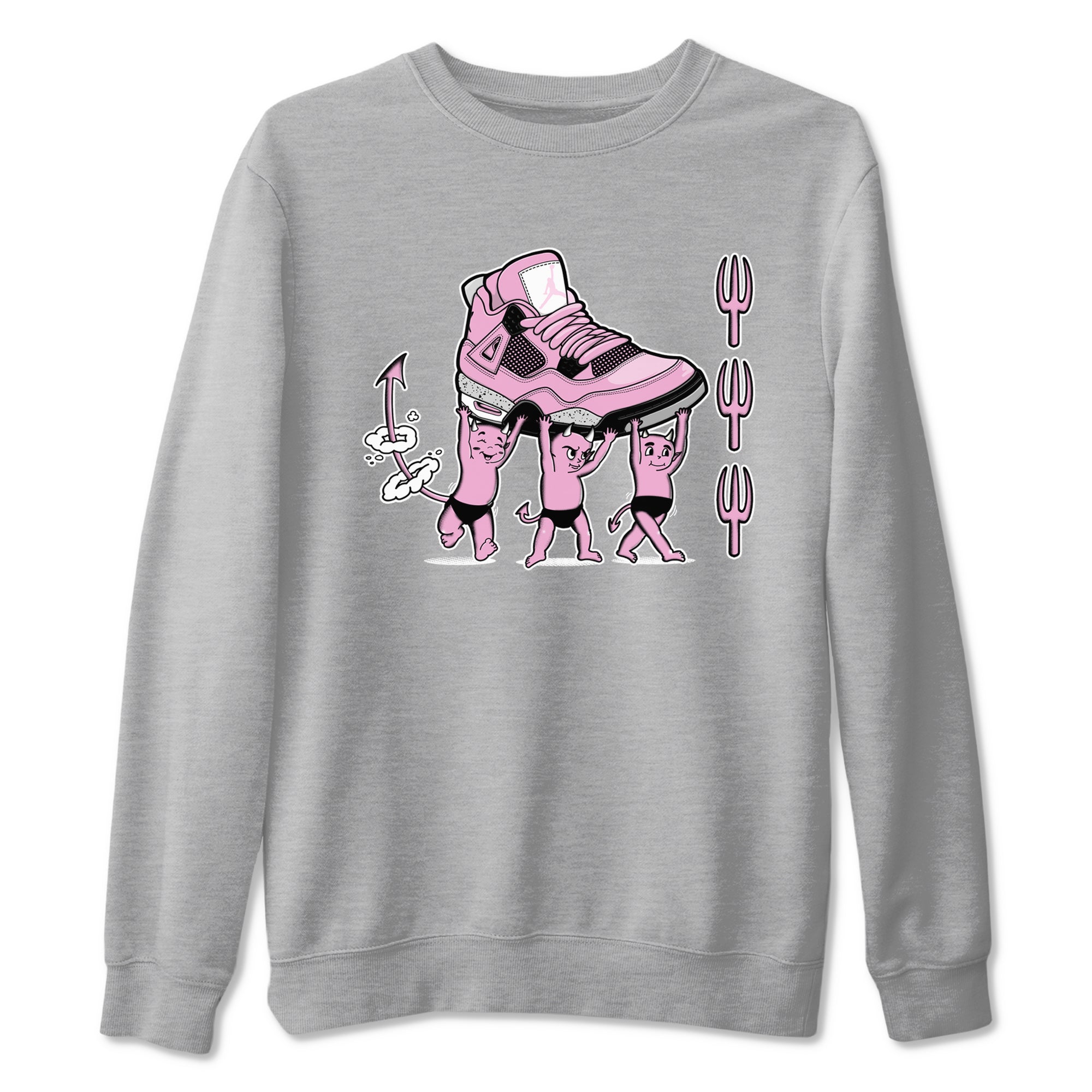 Devil Babies snkmatch Tees - Air Jordan 4 Orchid