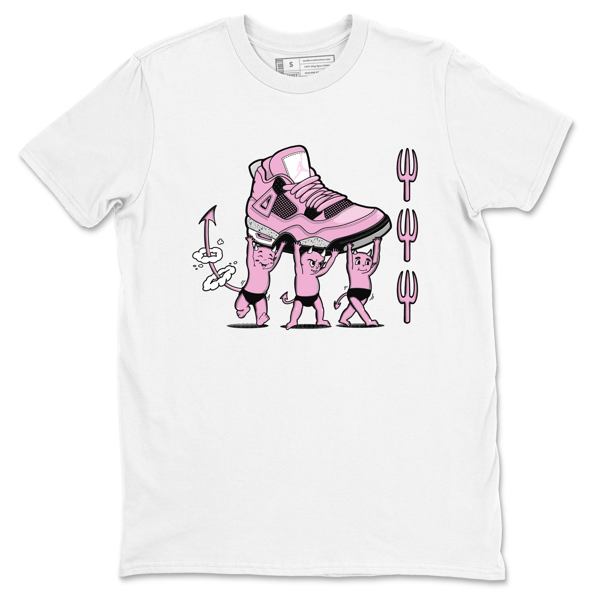 Devil Babies snkmatch Tees - Air Jordan 4 Orchid
