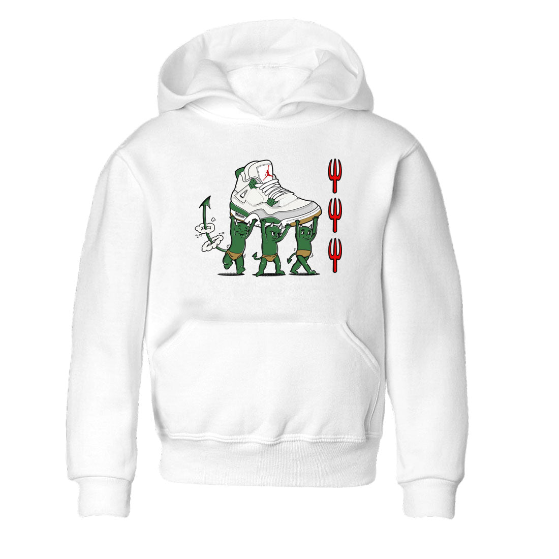 Devil Babies snkmatch Tees Kids - Air Jordan 4 Pine Green