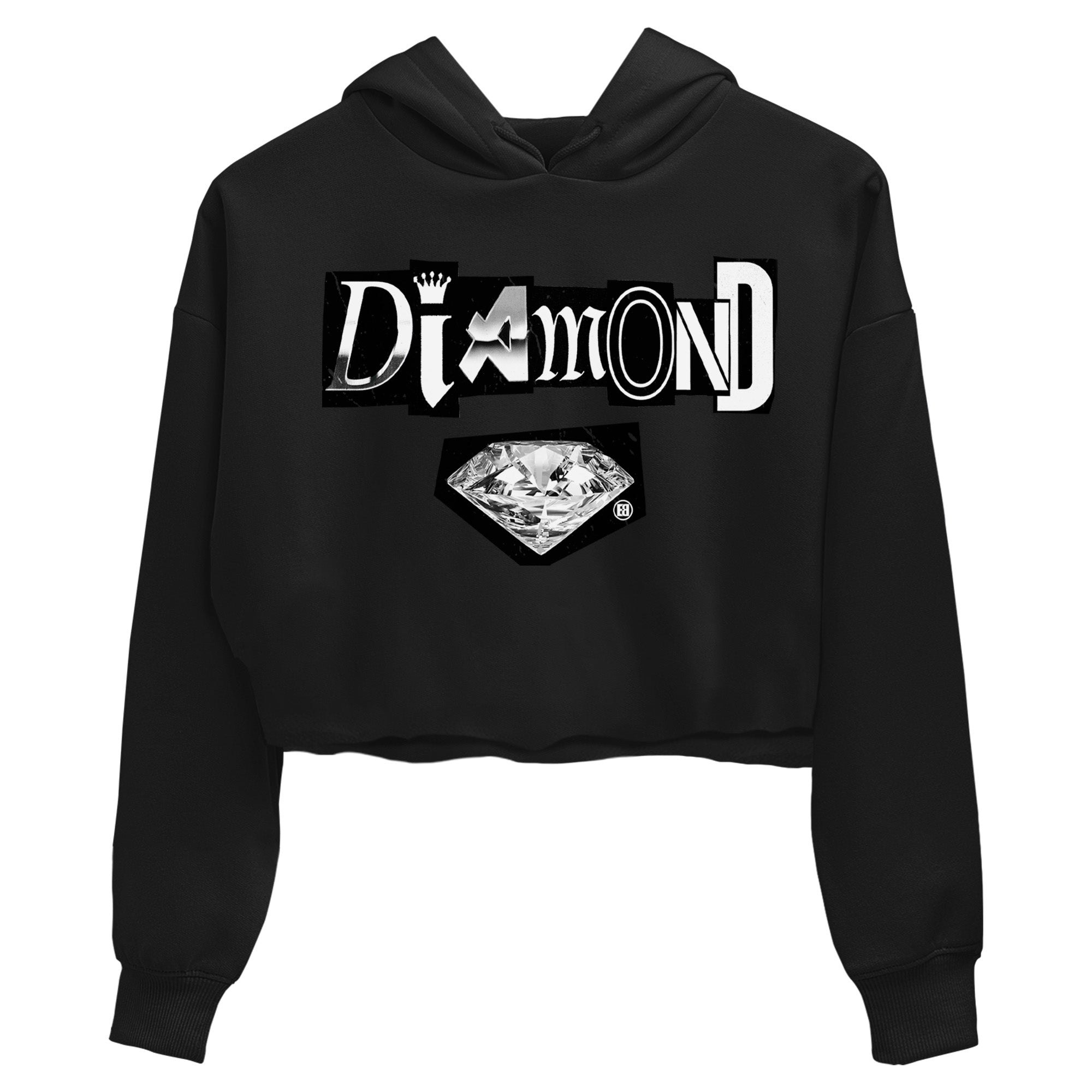 Diamond Letter Women's Tops - Air Jordan 14 Metallic Silver