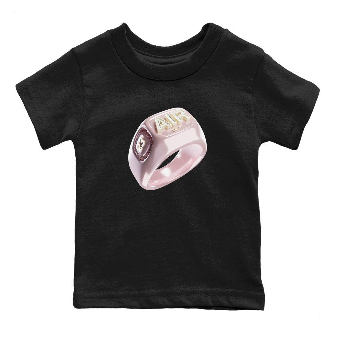 Diamond Ring Kids Tops - Air Jordan 1 Washed Pink