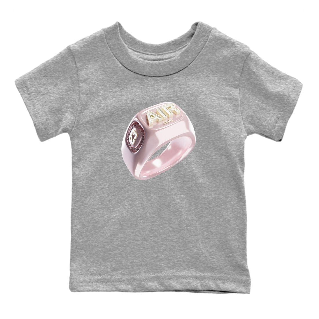 Diamond Ring Kids Tops - Air Jordan 1 Washed Pink