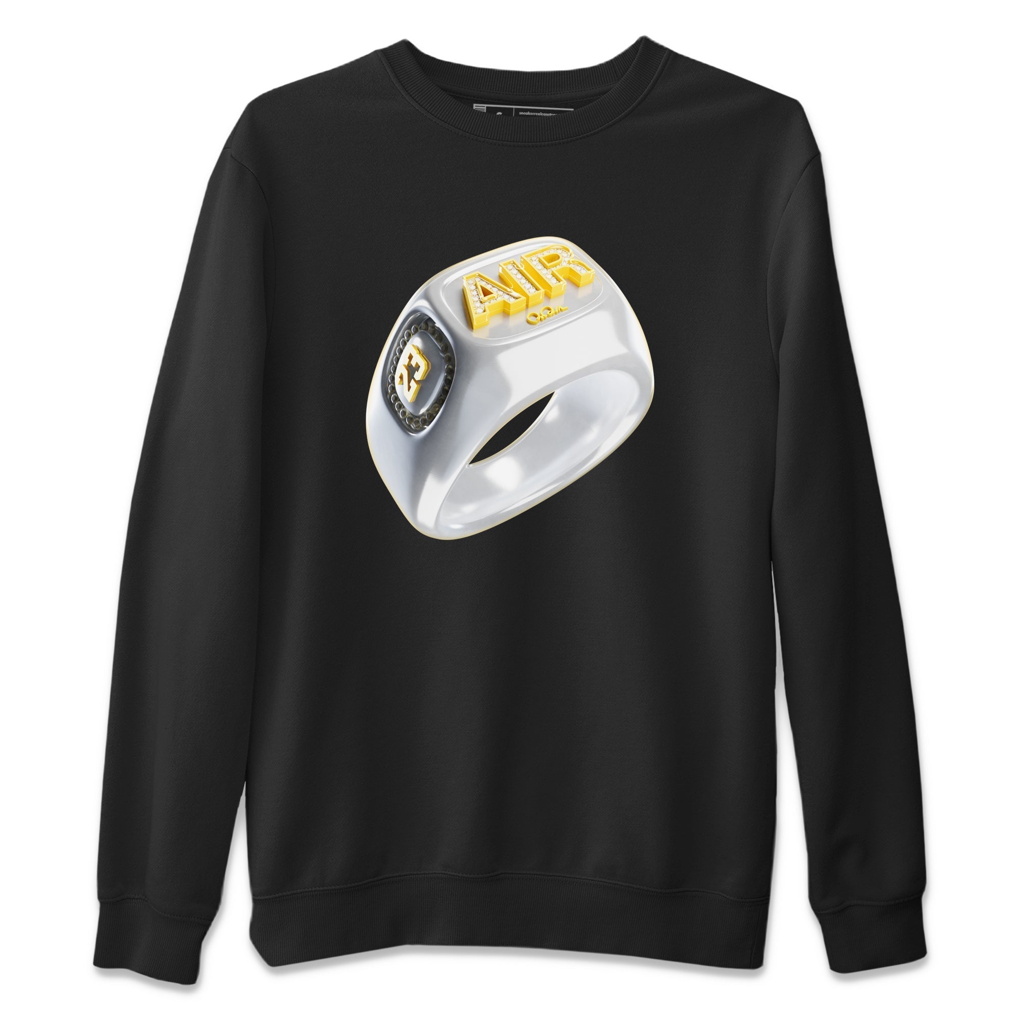 Diamond Ring Unisex Tops - Air Jordan 11 Yellow Python
